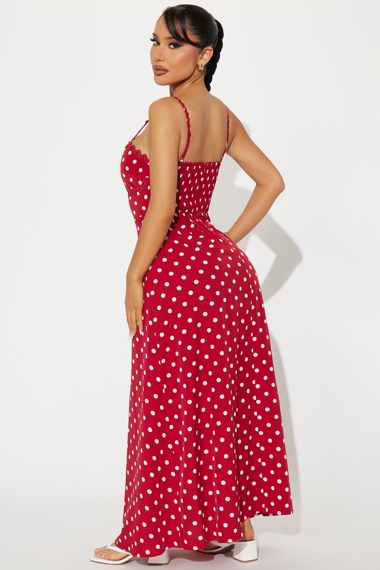 Dolly Maxi Dress - Red - view 3