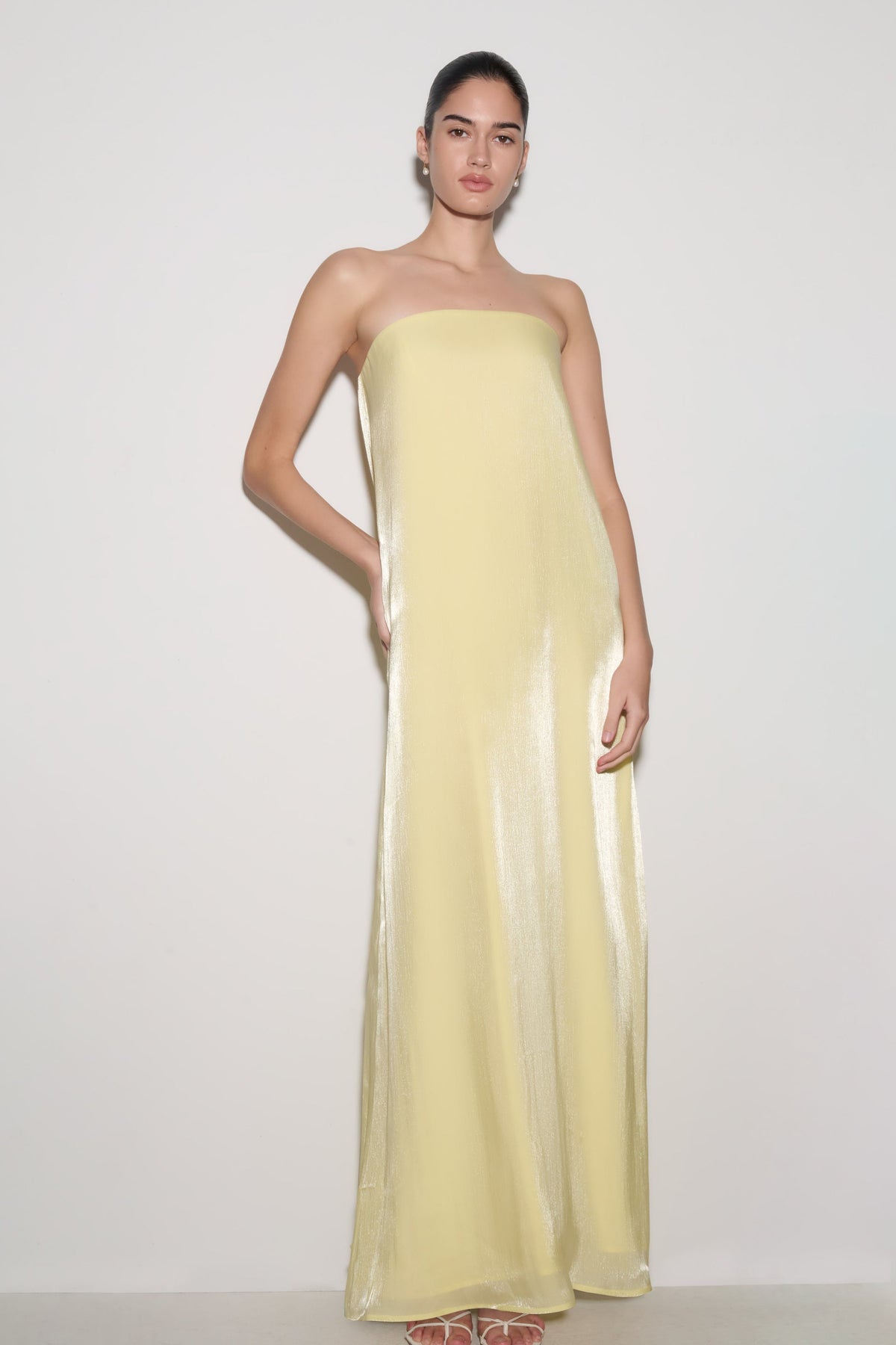 Maize Maxi Dress - Lemon