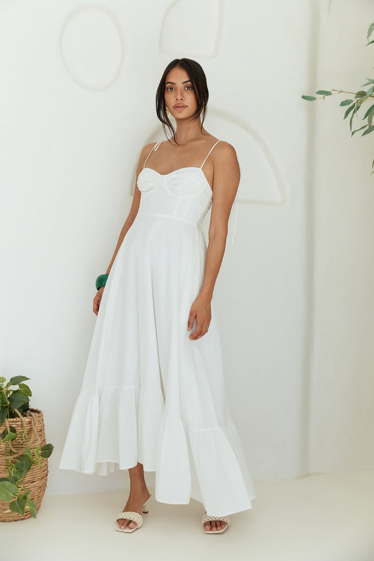 Serene Maxi Dress - White