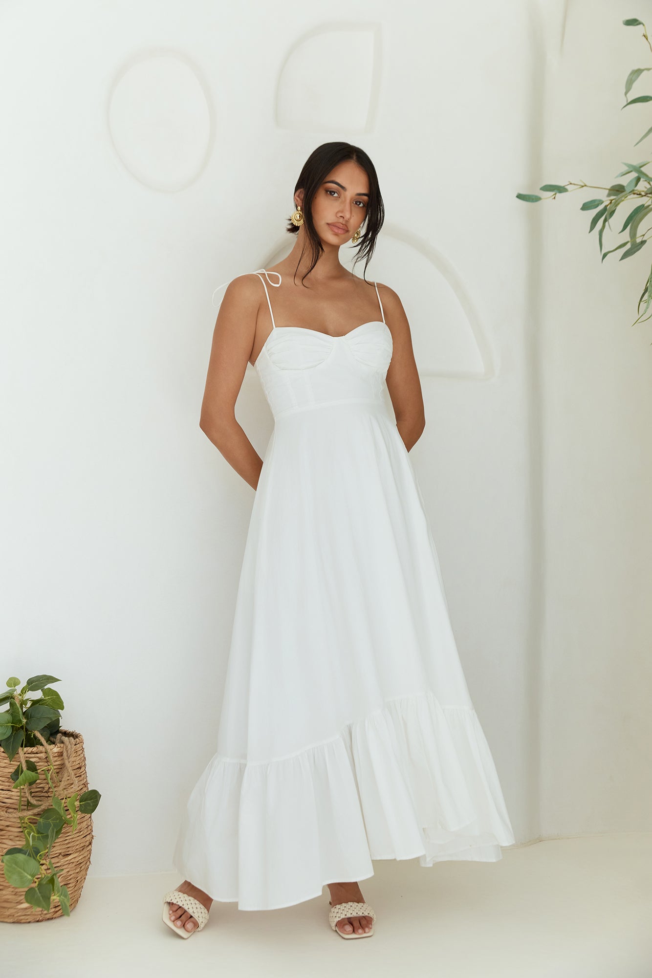 Nadine Maxi Dress - White