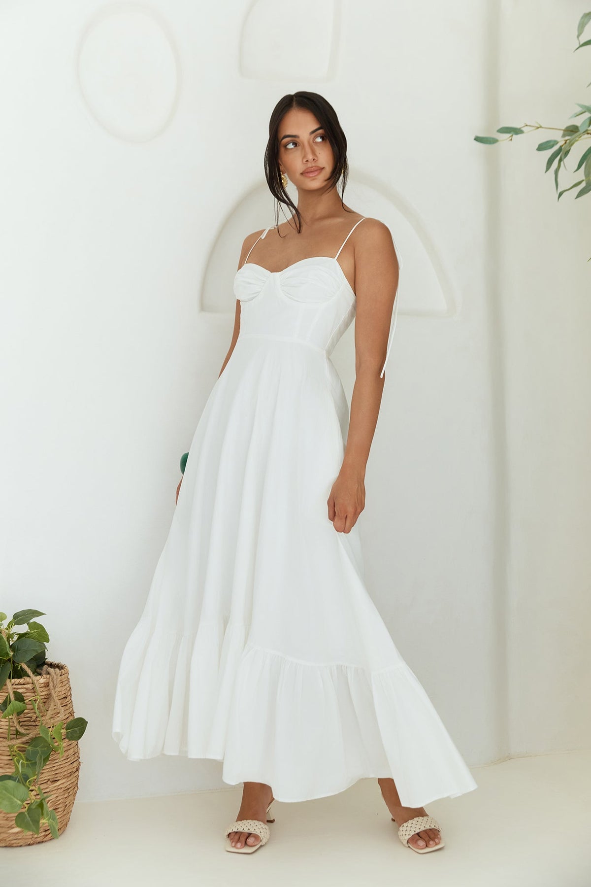 Serene Maxi Dress - White