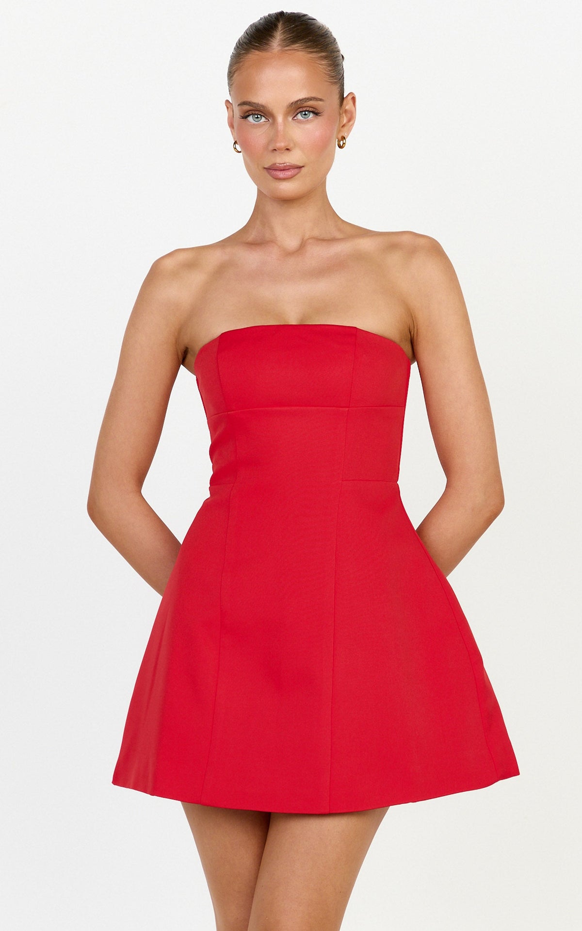 Cherry Mini Dress - Red