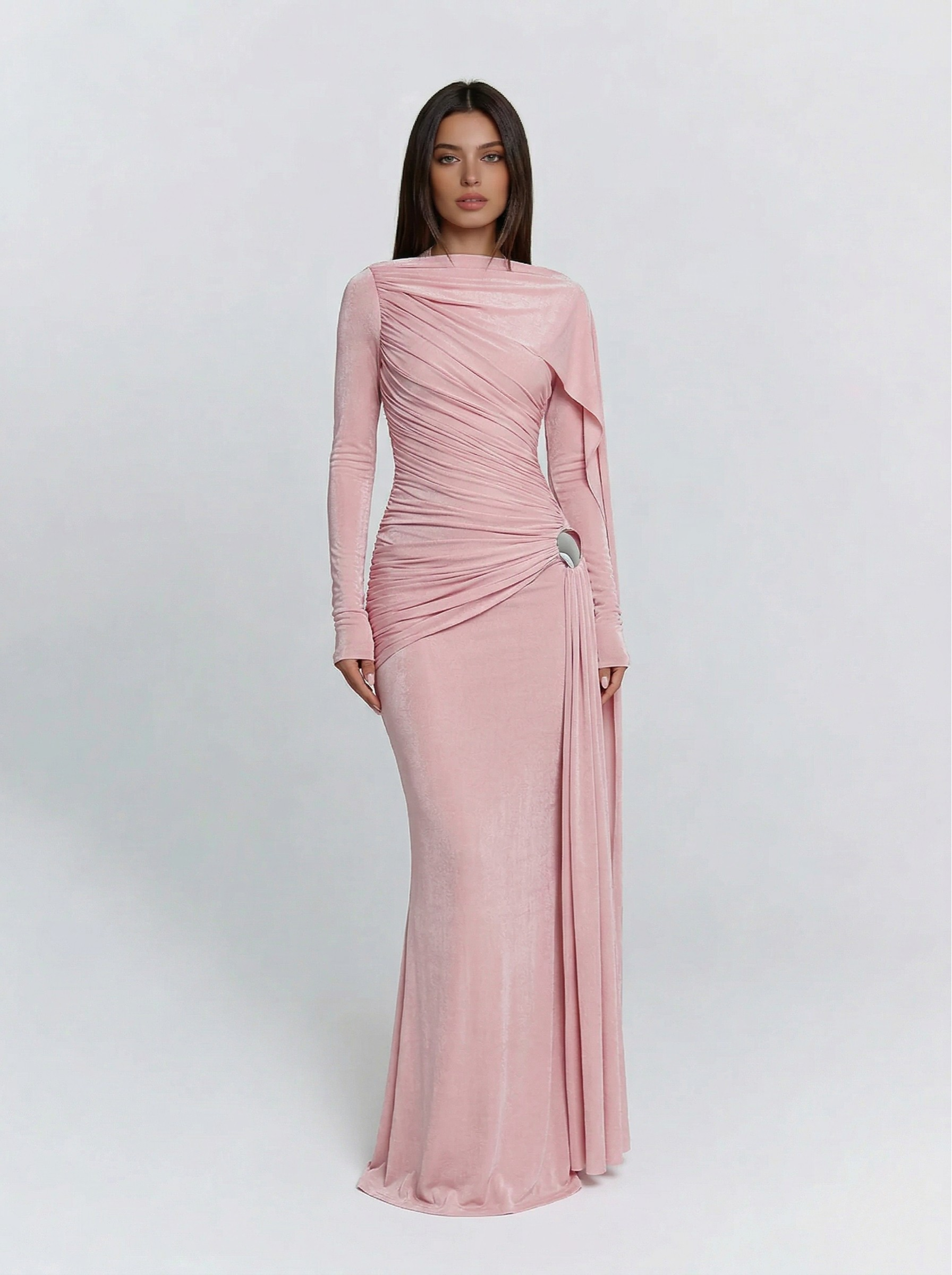 Amyra Maxi Dress - Pink