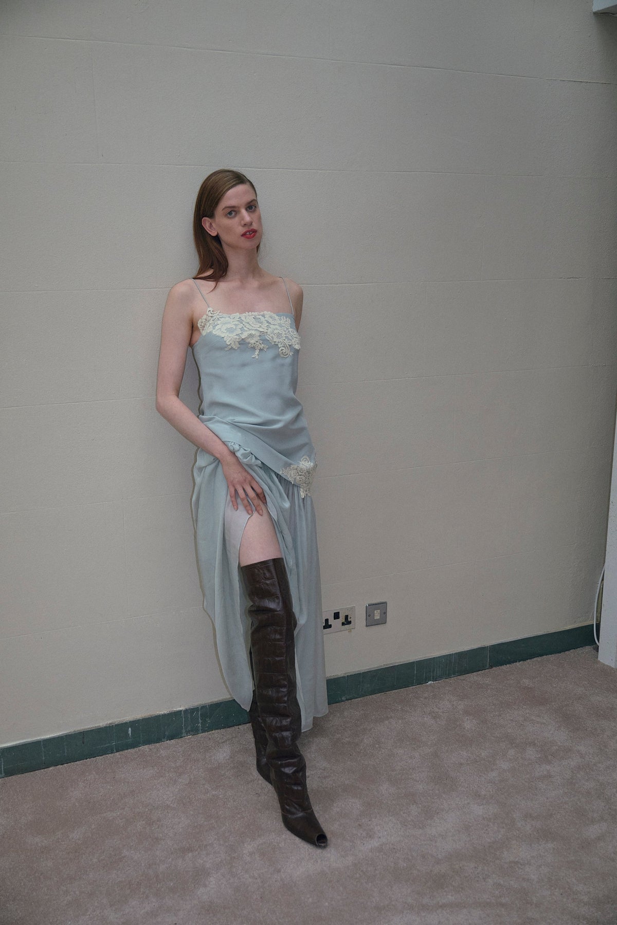 Cascade Gown - Powder Blue