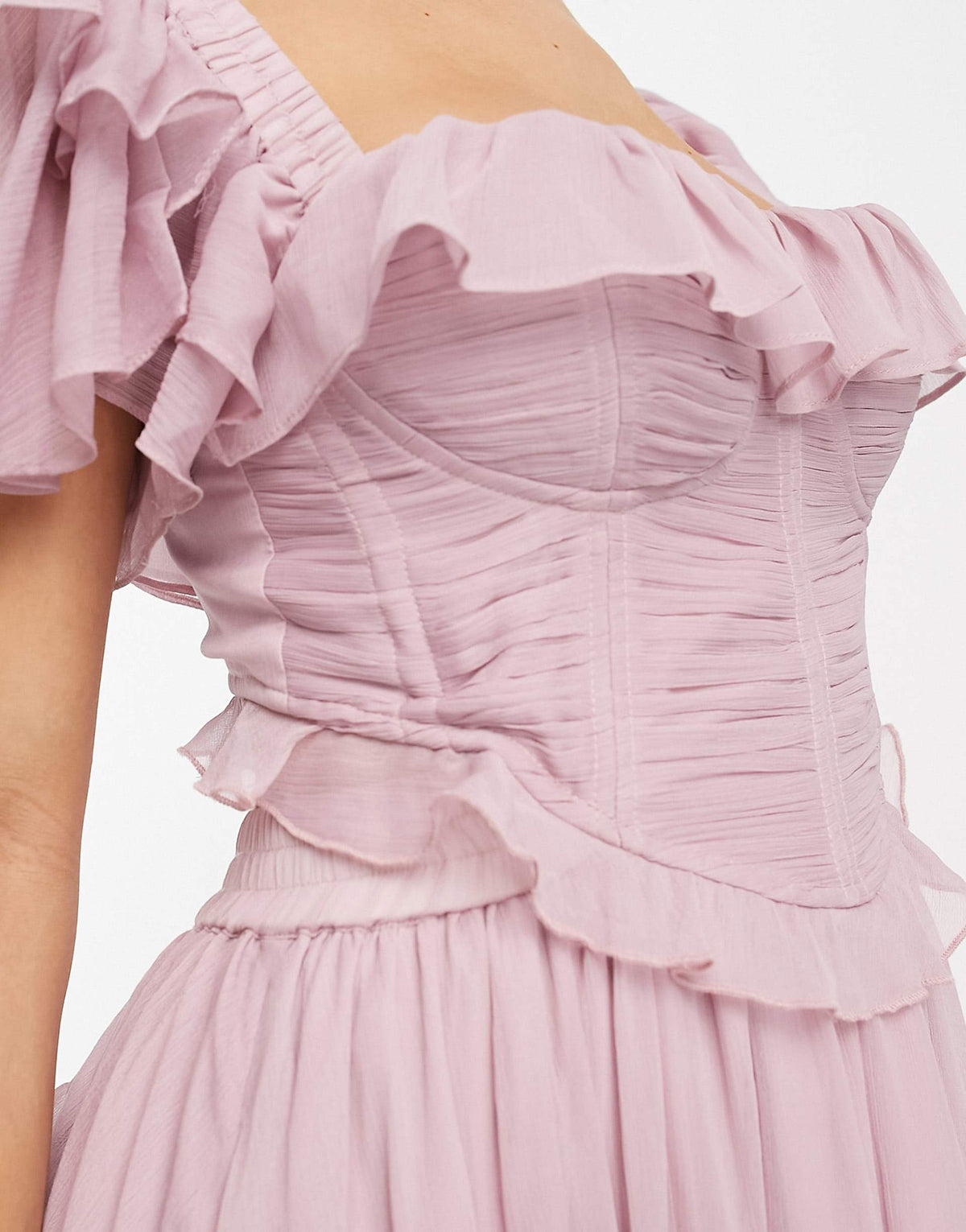 Orchid Midi Dress - Mauve