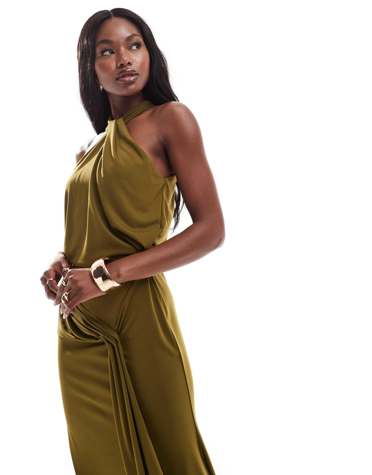 Forest Maxi Dress - Dark Green