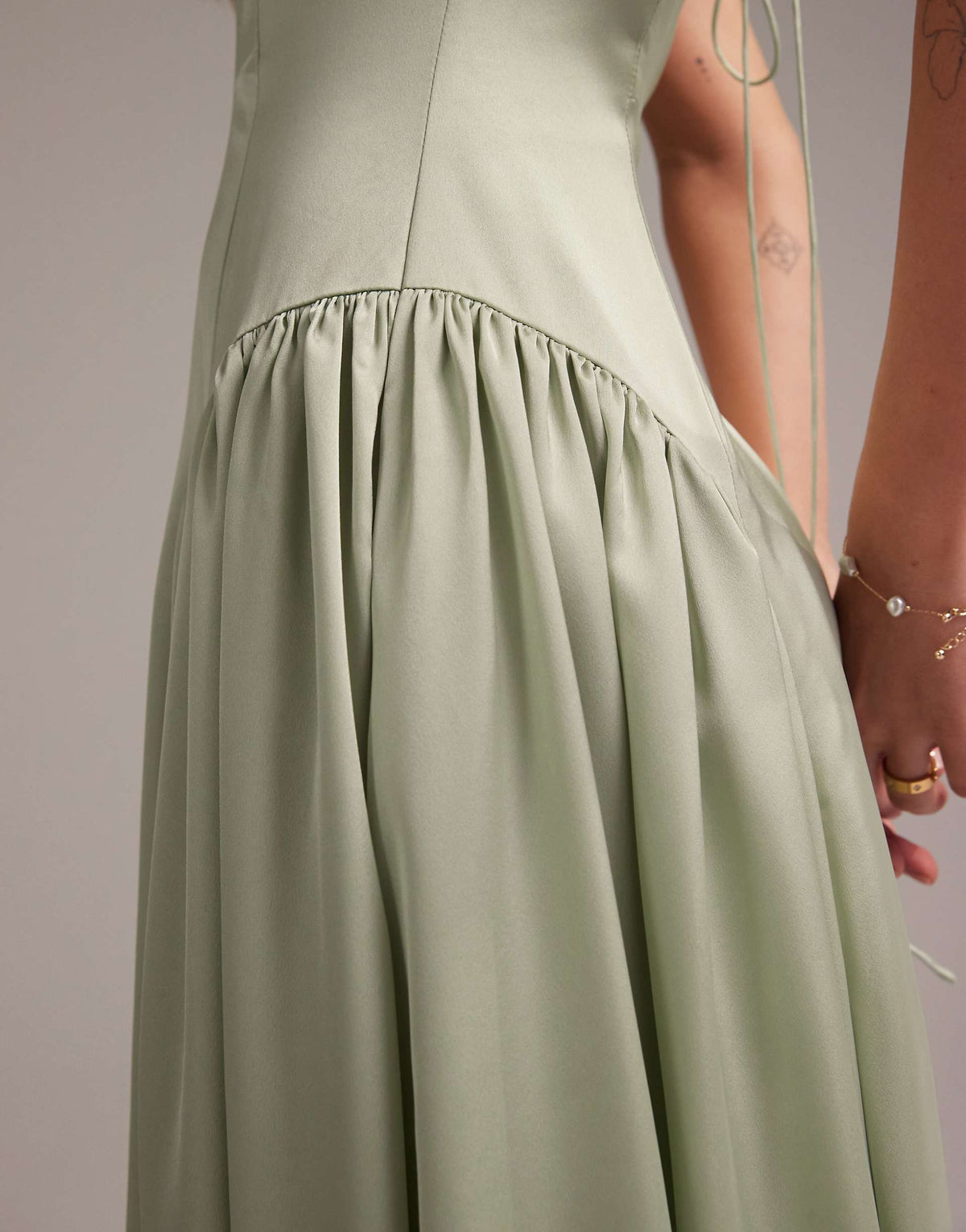 Pistachio Midi Dress - Light Green