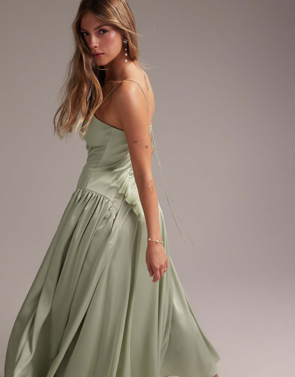 Pistachio Midi Dress - Light Green