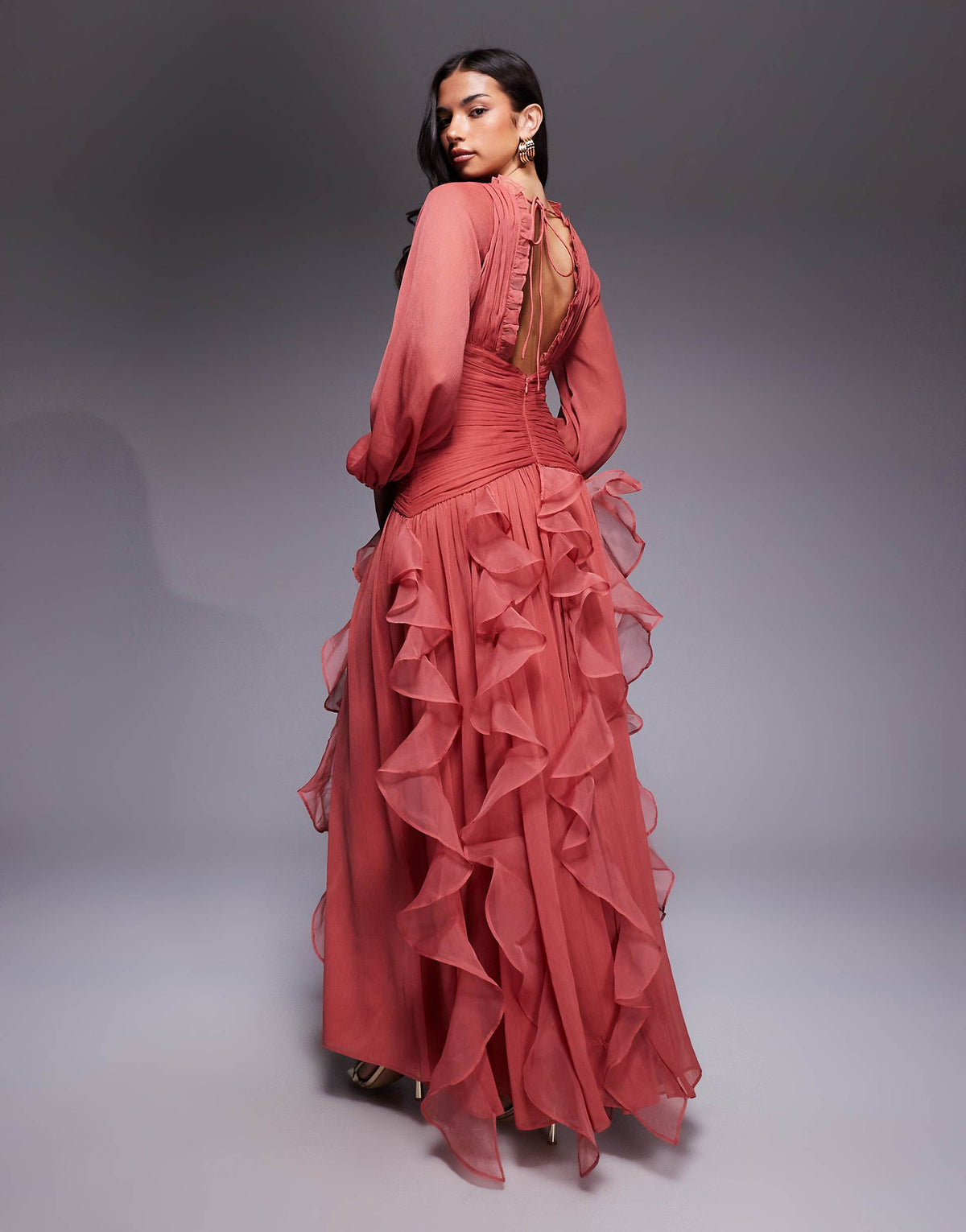 Dusk Rose Gown - Faded Rose
