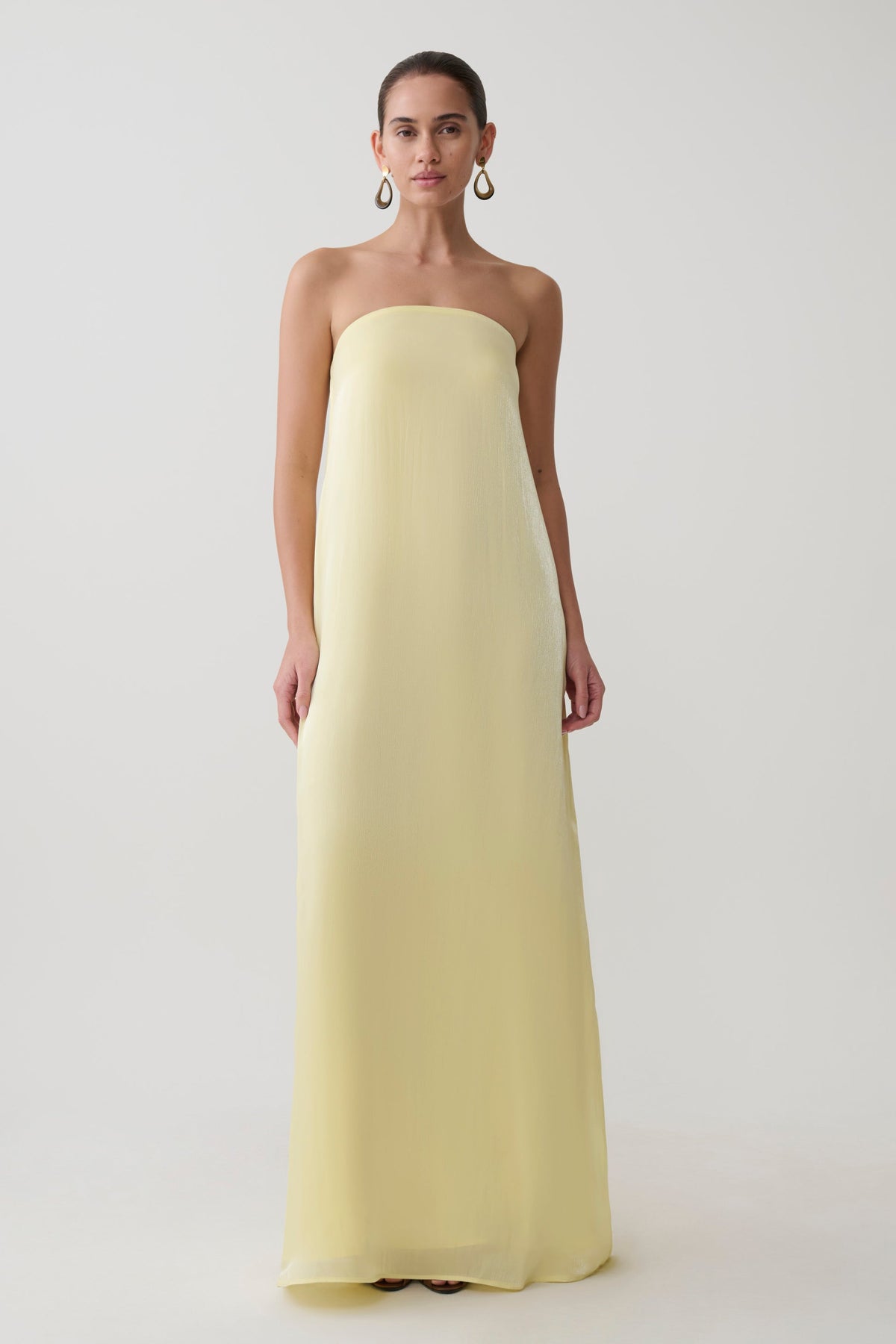 Maize Maxi Dress - Lemon