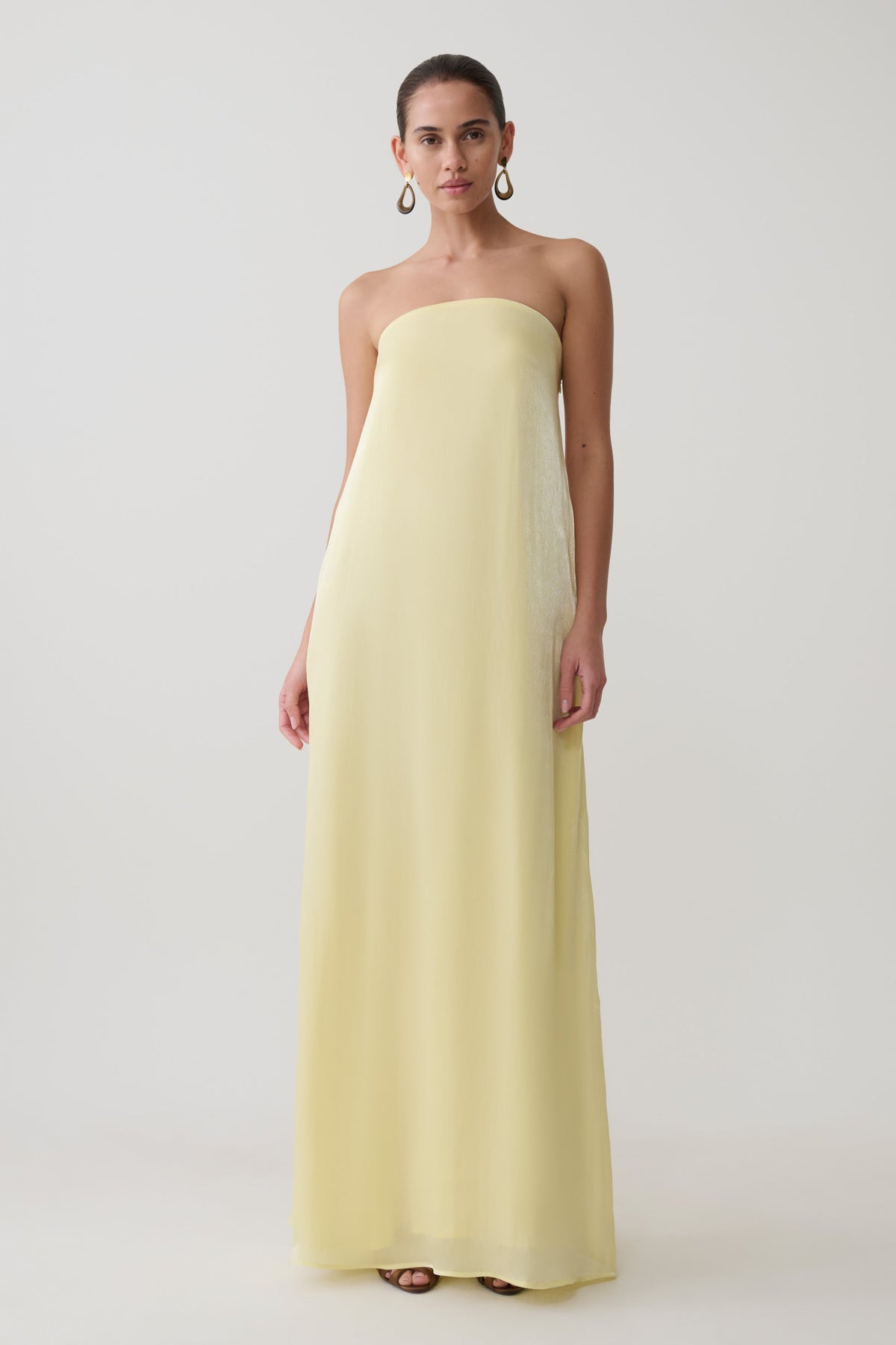 Maize Maxi Dress - Lemon