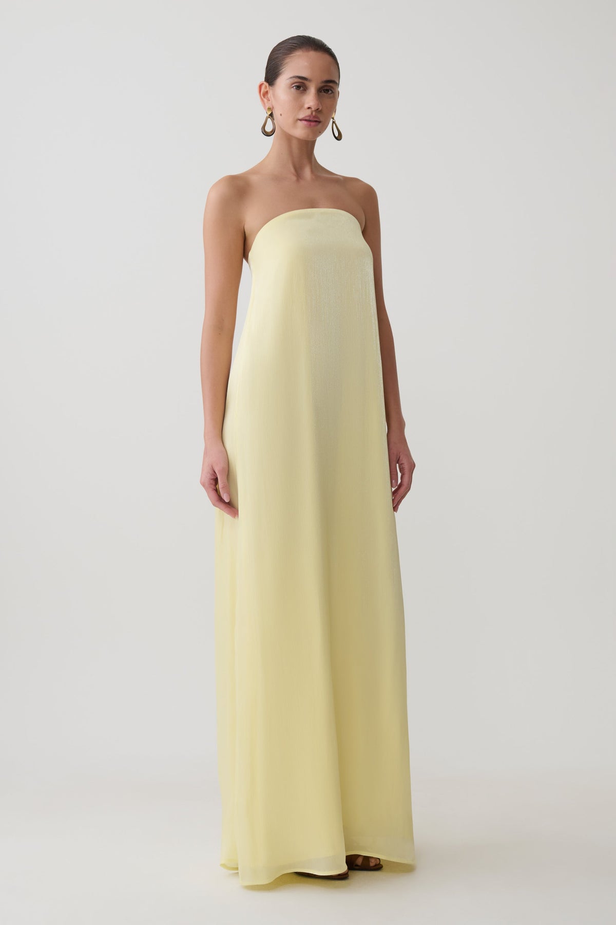Maize Maxi Dress - Lemon