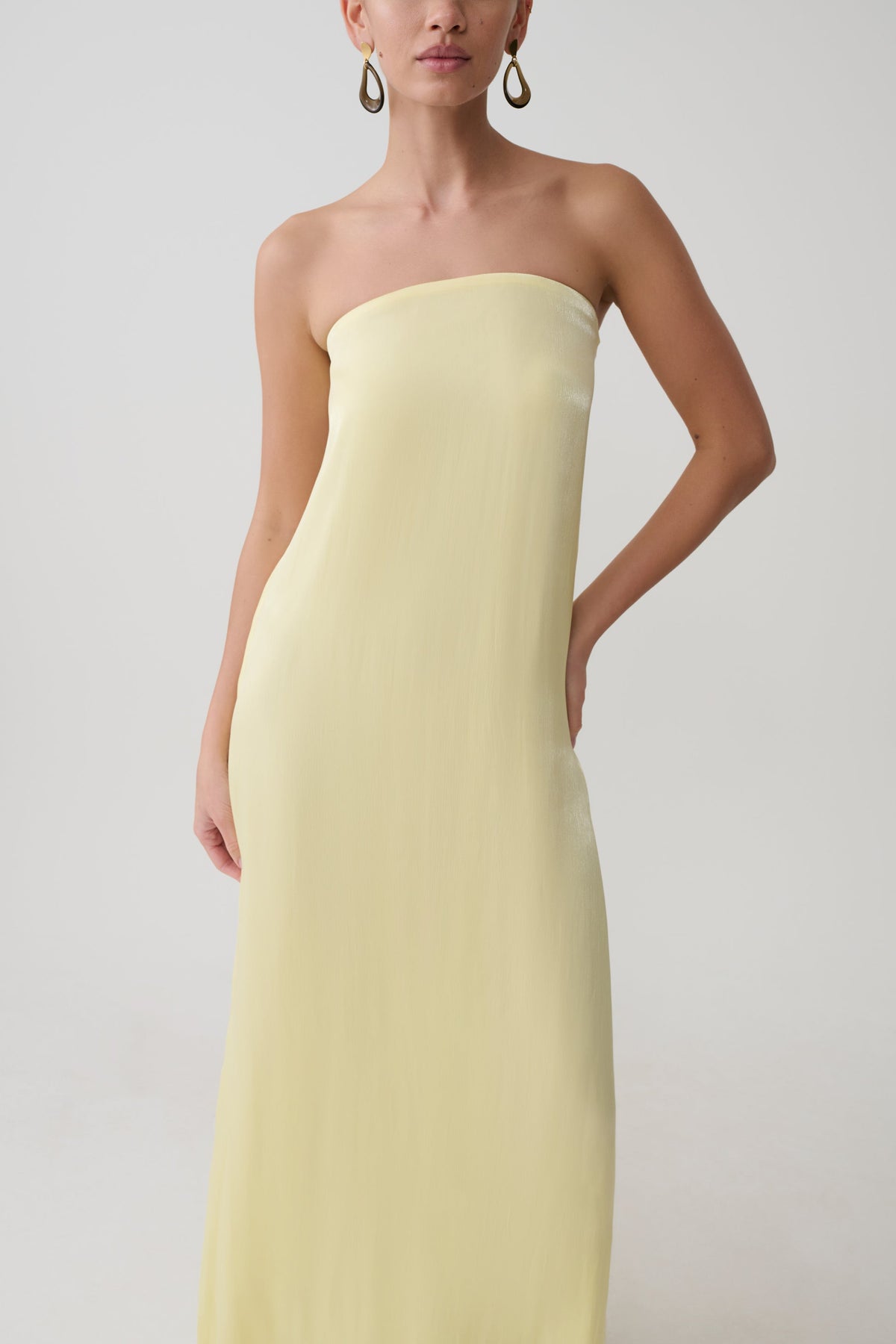 Maize Maxi Dress - Lemon