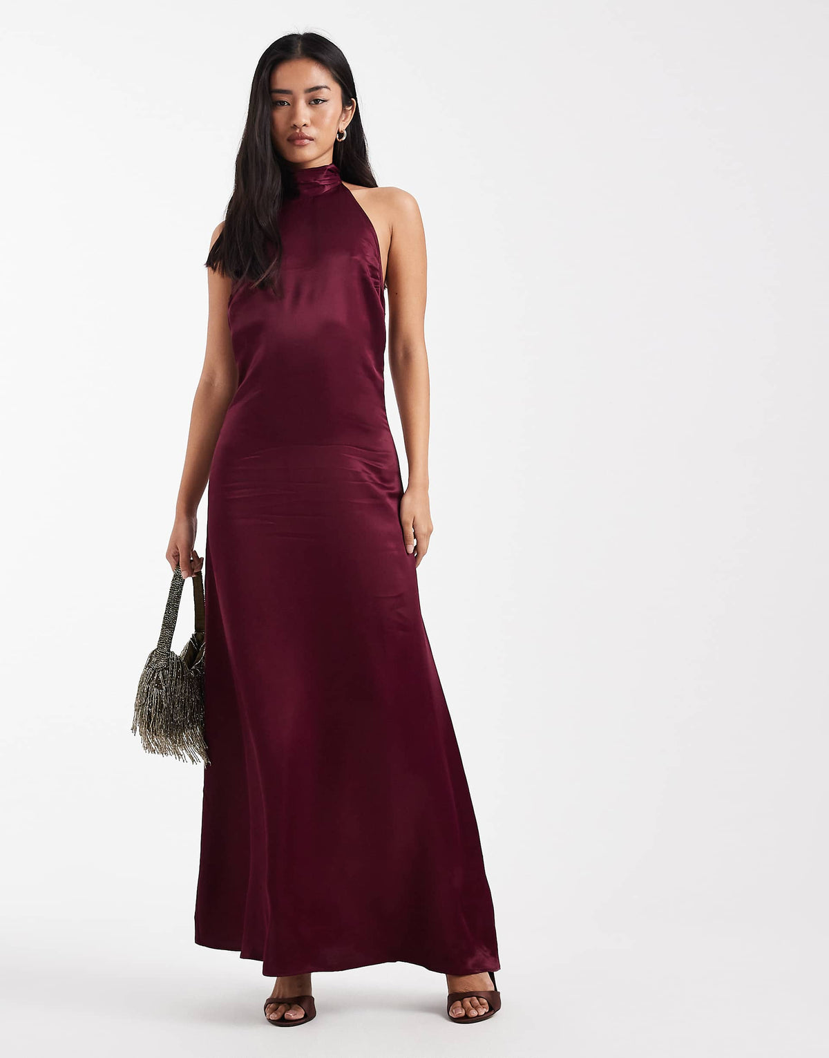 Plumeria Maxi Dress - Plum