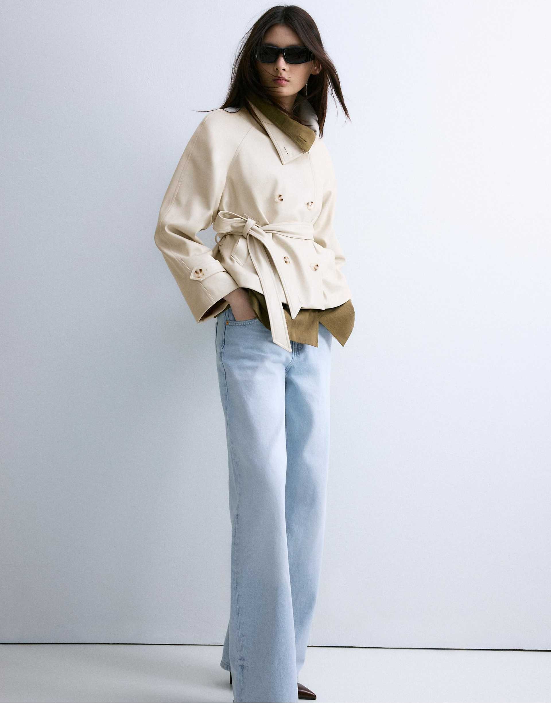 Verona Trench Coat - Ecru