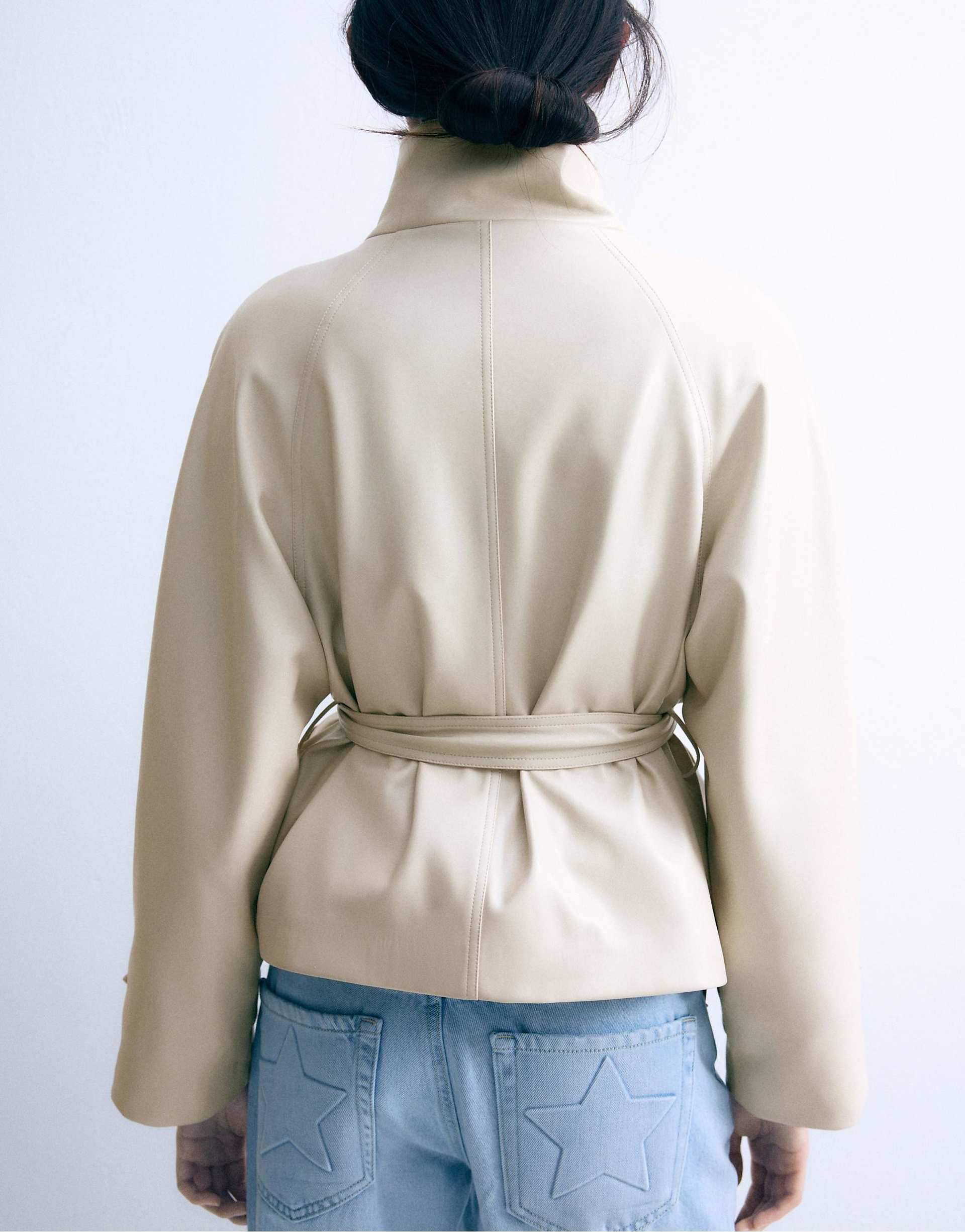 Verona Trench Coat - Ecru