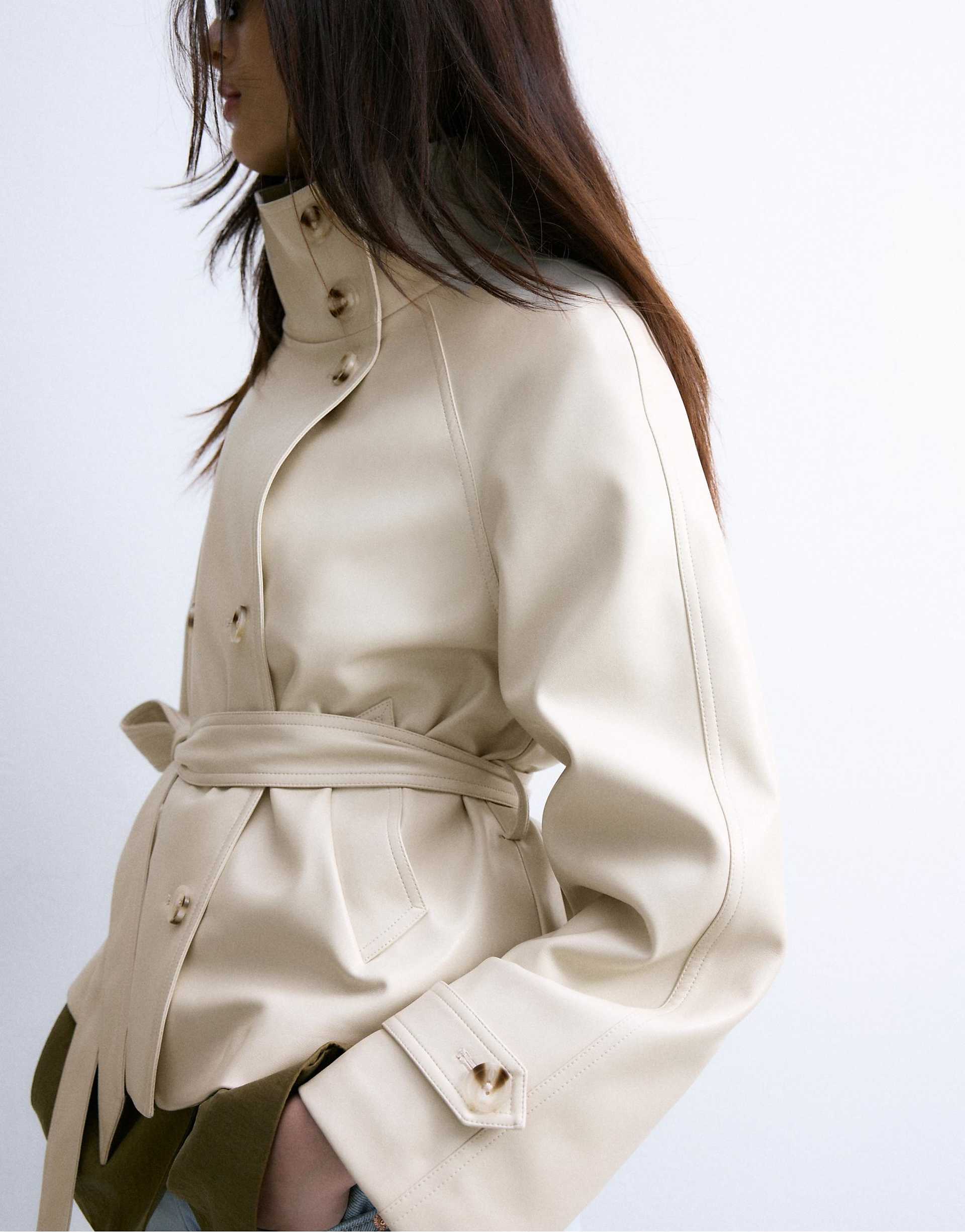 Verona Trench Coat - Ecru
