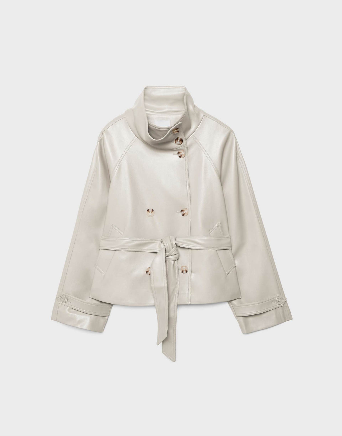 Verona Trench Coat - Ecru