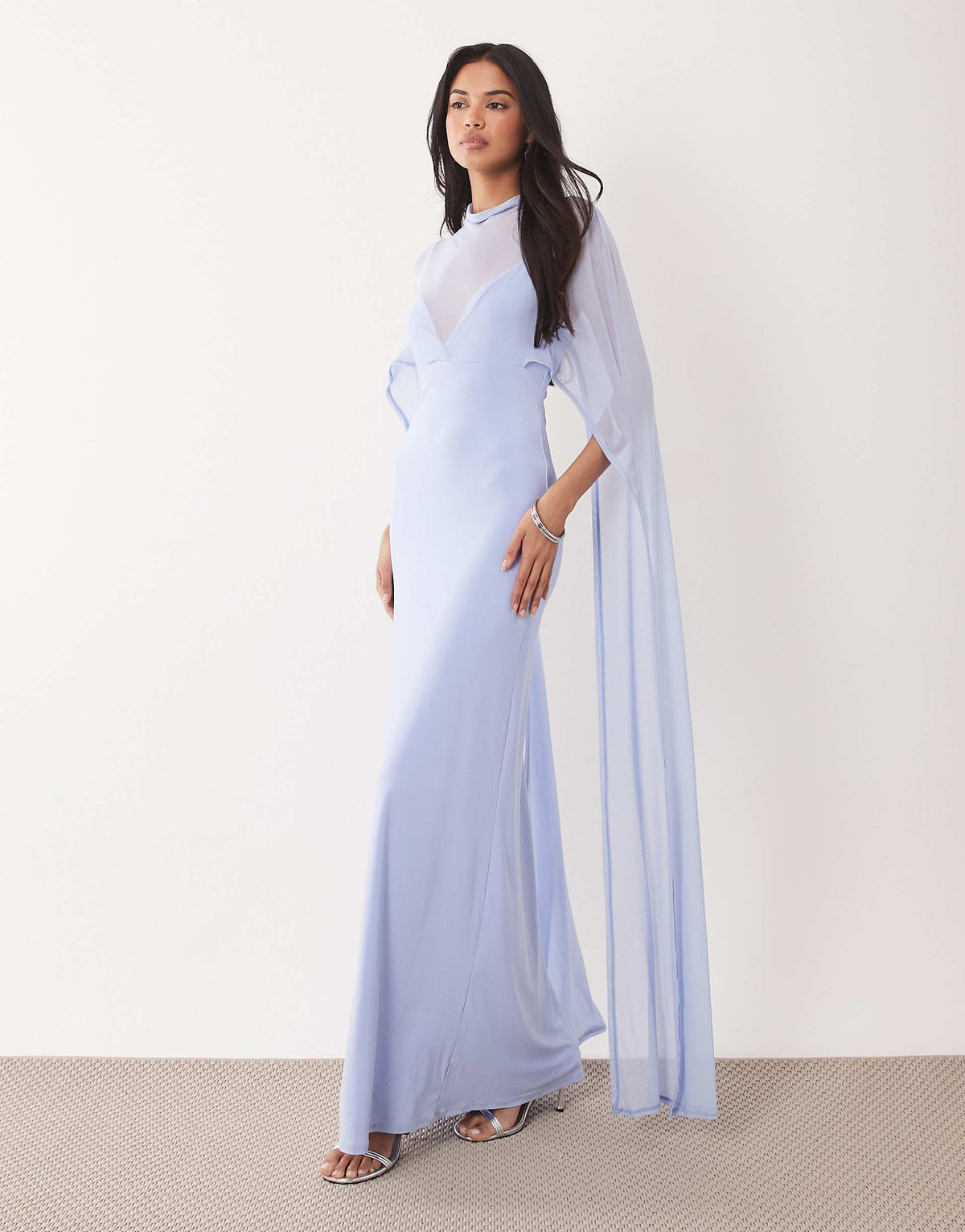 Buttercup Maxi Dress - Pale Blue