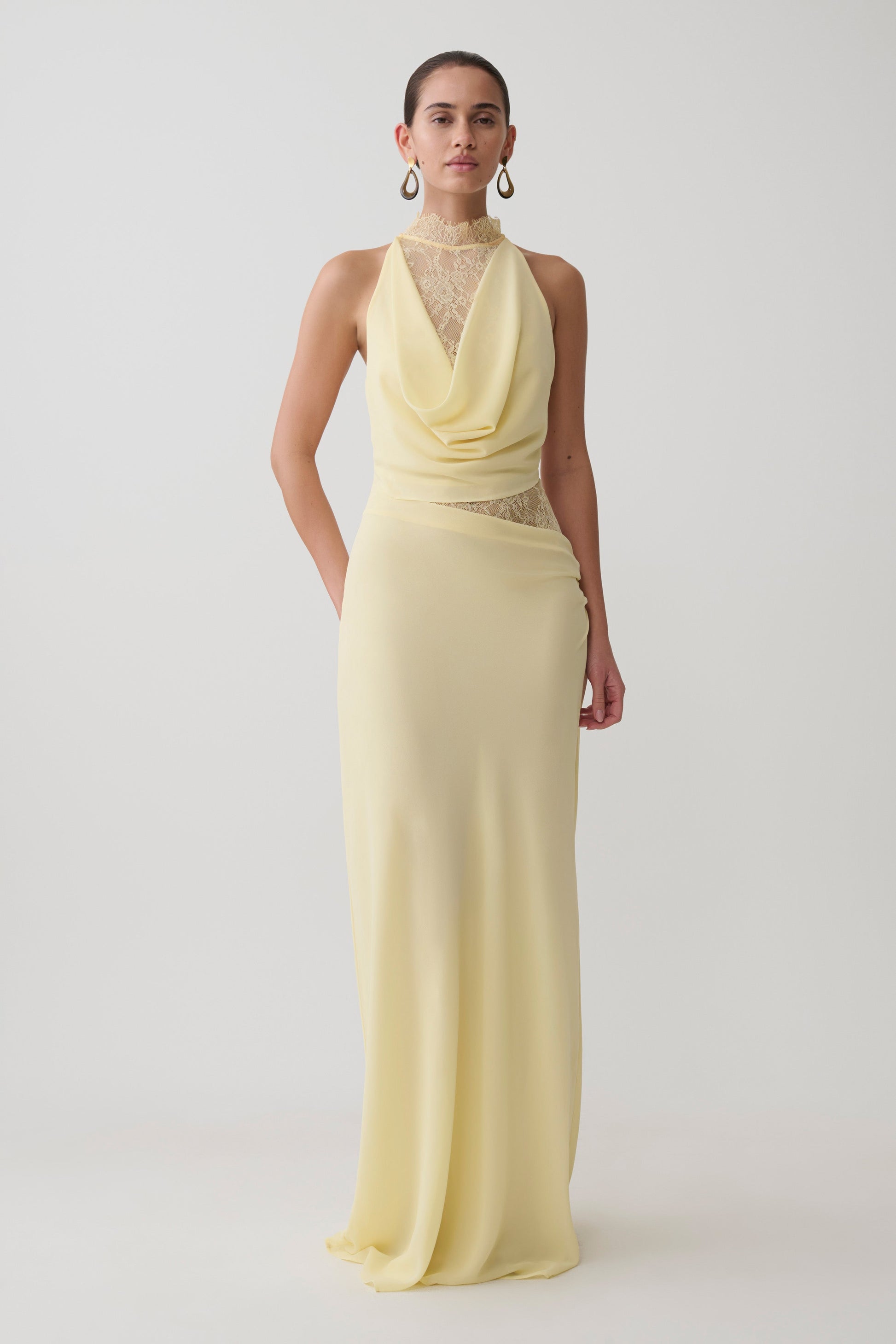 Arra Maxi Dress - Lemon