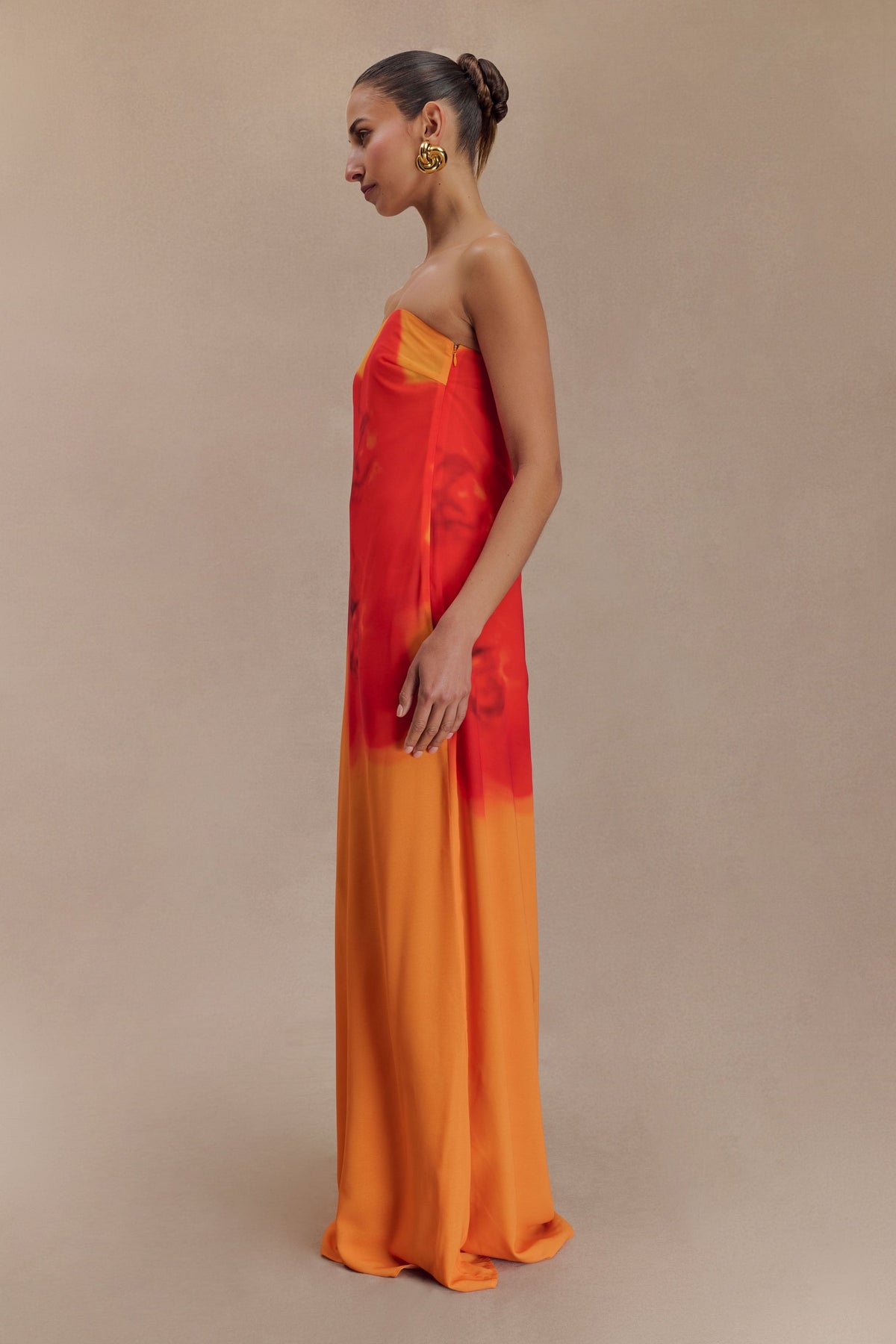 Koi Gown - Koi Orchid Print