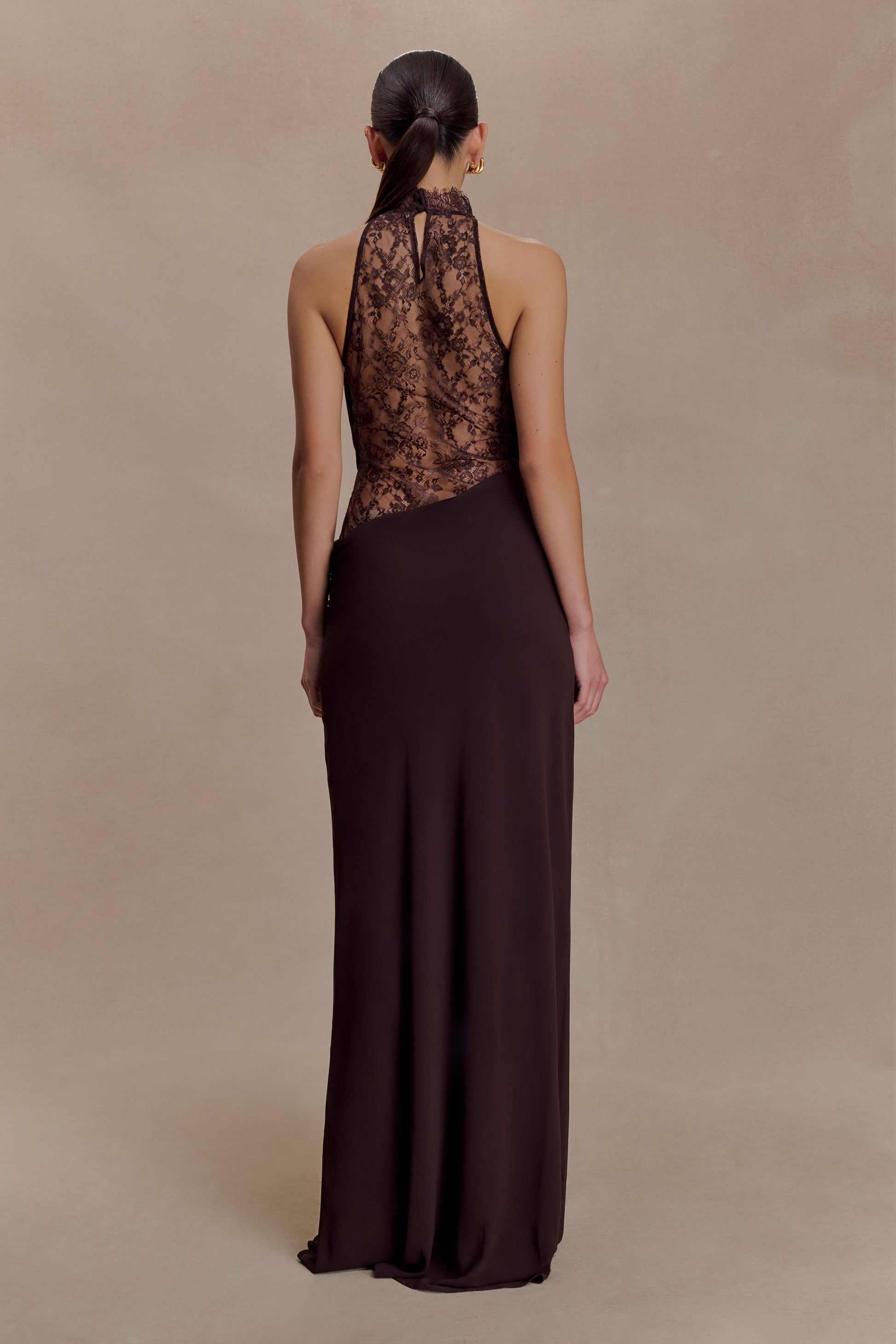 Arra Maxi Dress - Cacao Brown