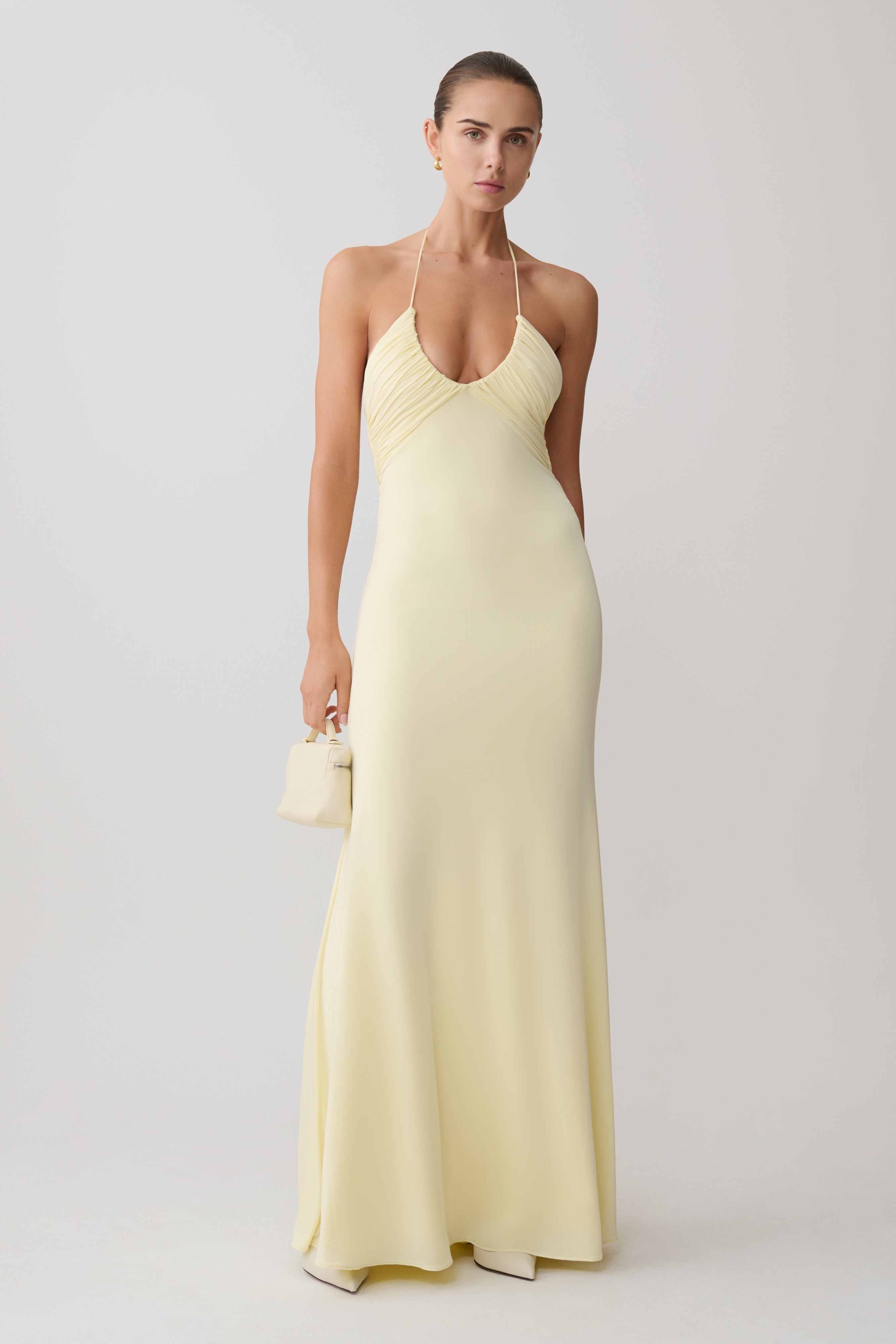 Maely Maxi Dress - Lemon