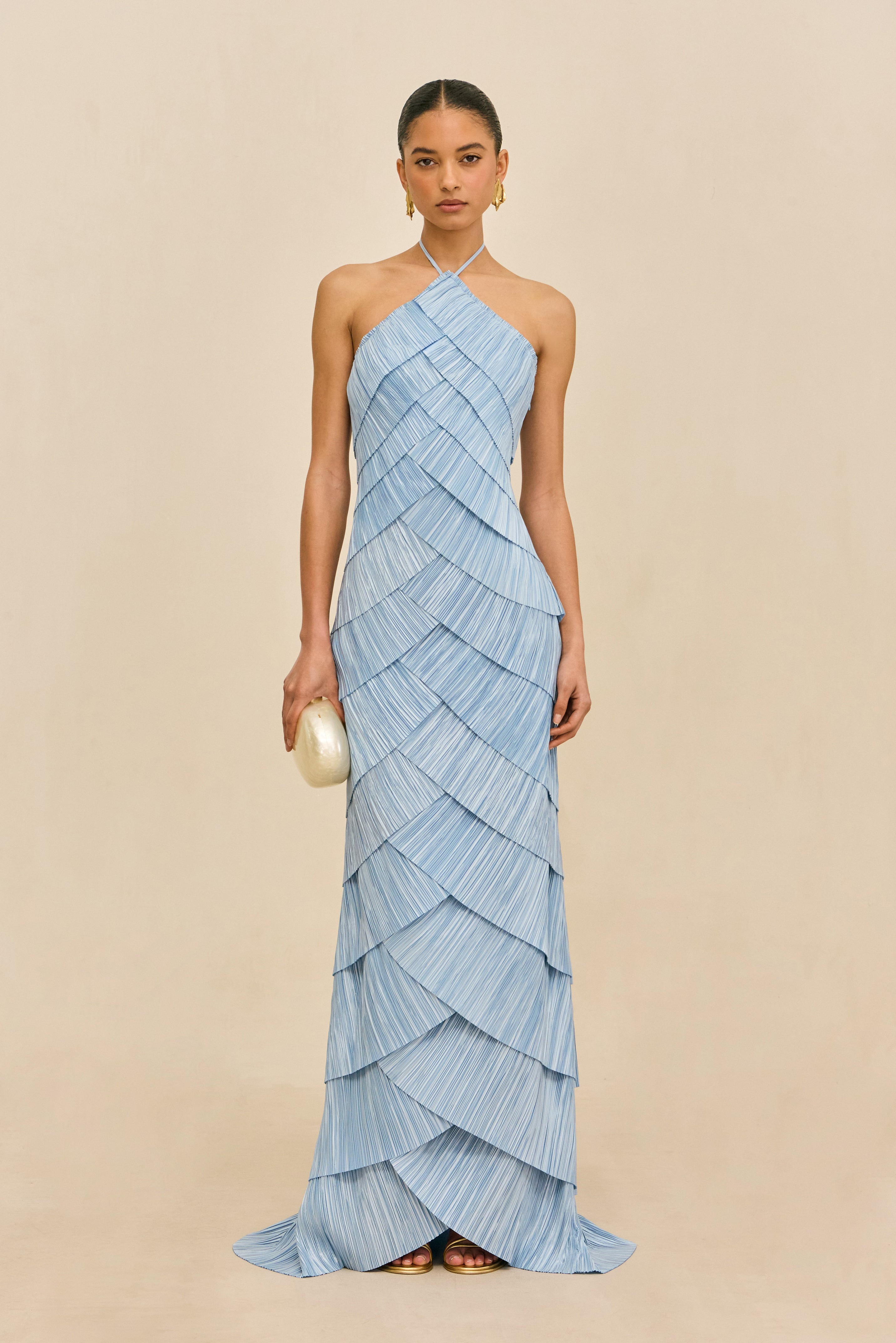 Coraline Maxi Dress - Coastal Blue