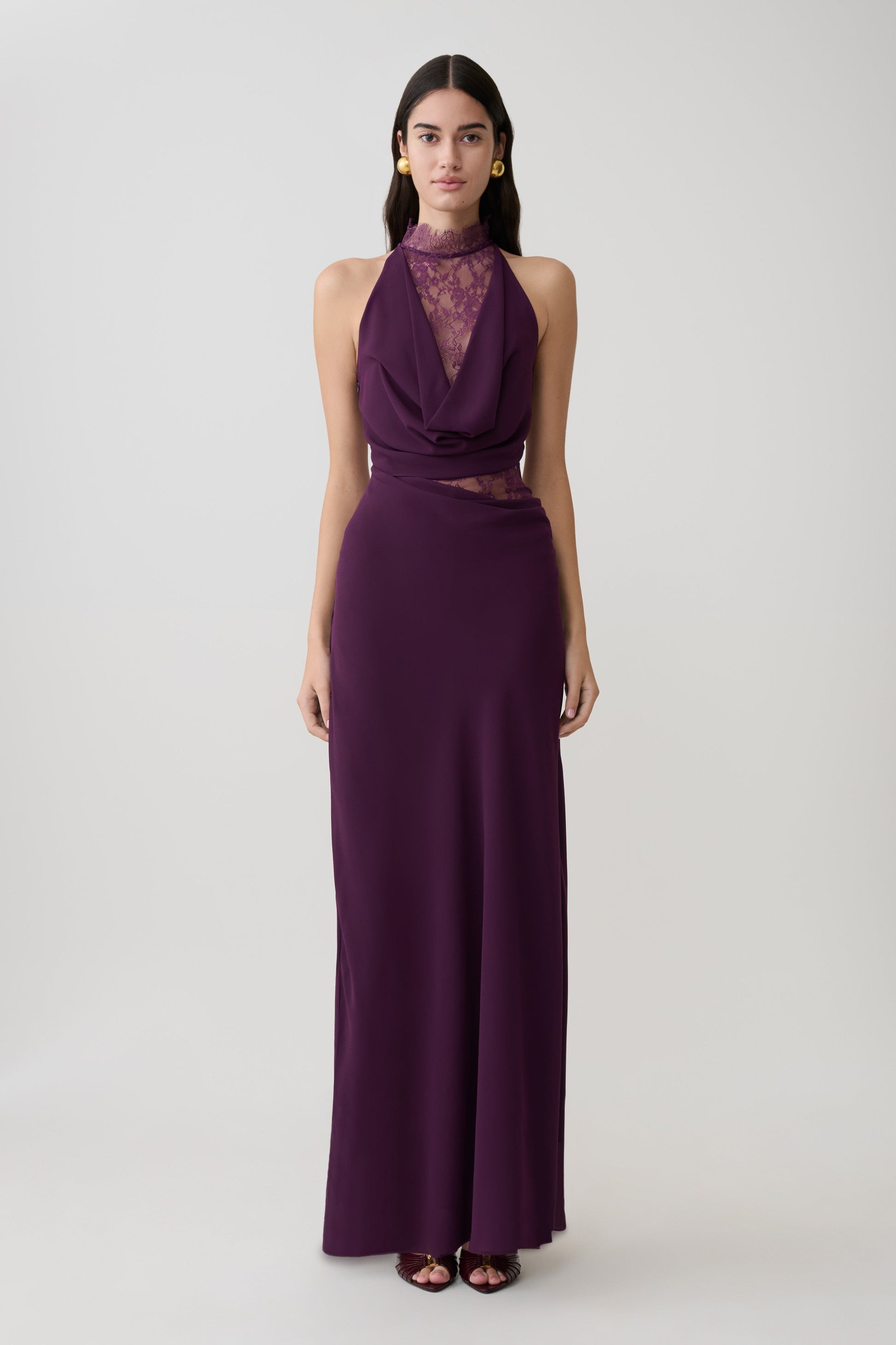 Arra Maxi Dress - Plum