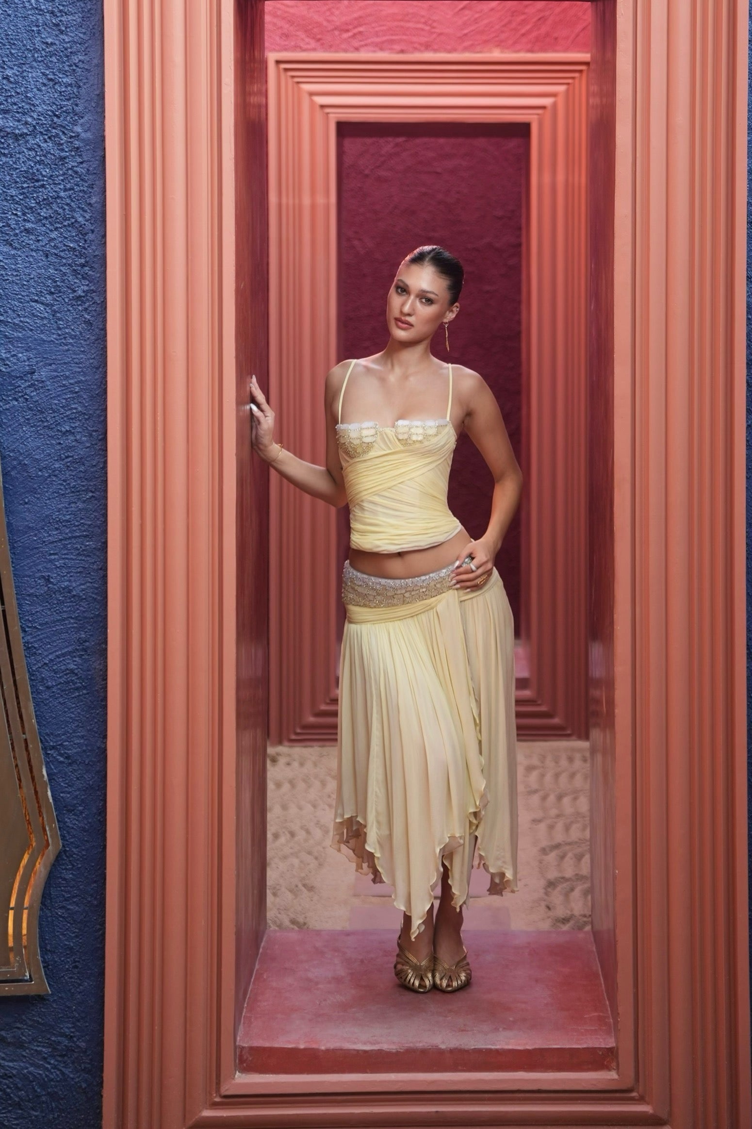 Delphine Set - Butter Yellow - back
