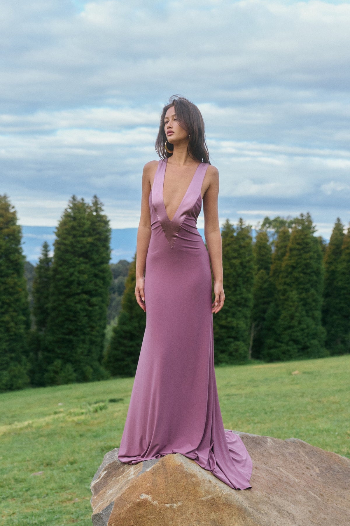 Dahlia Gown - Mauve
