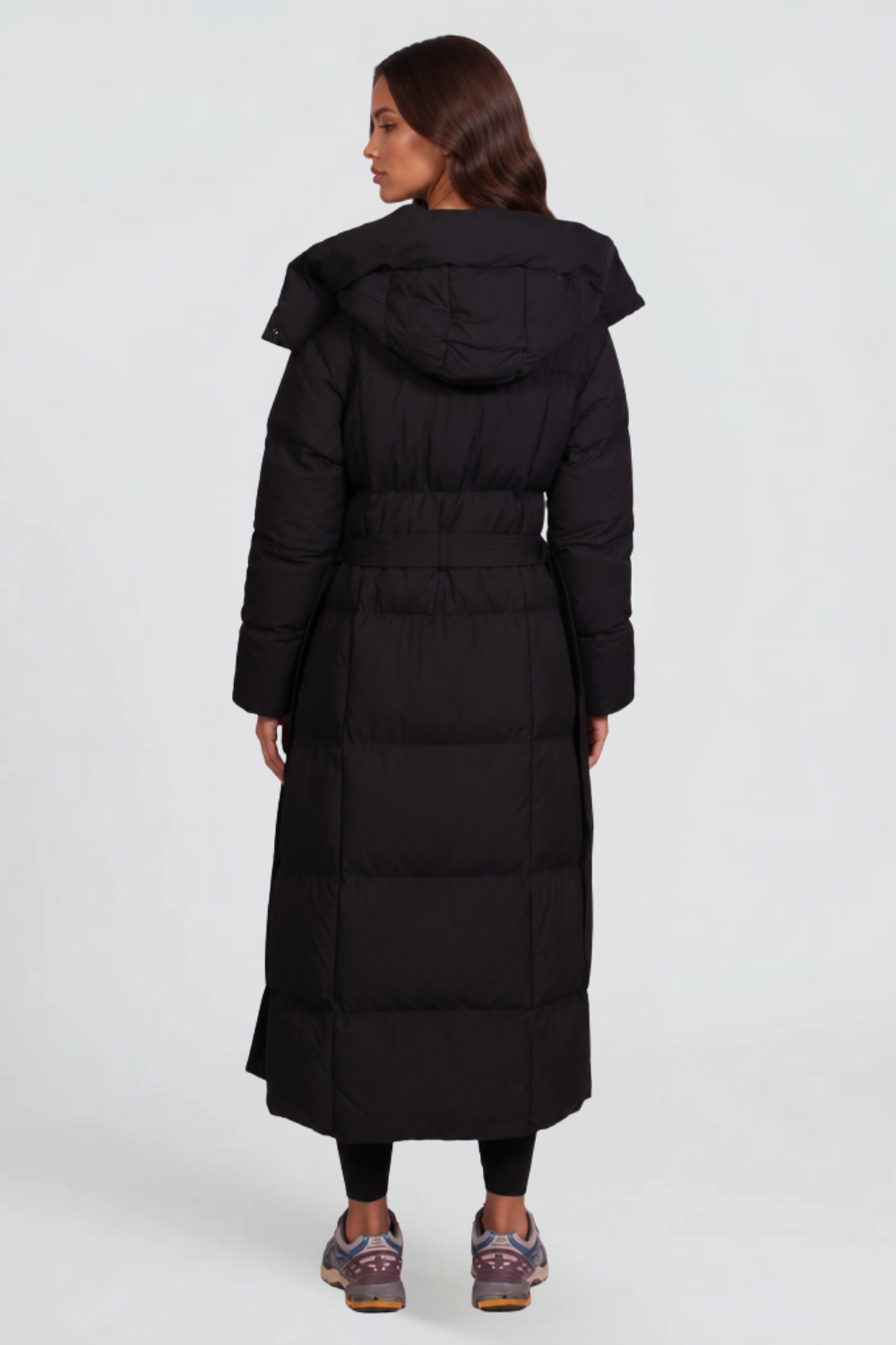 Freya Puffer Coat - Brown