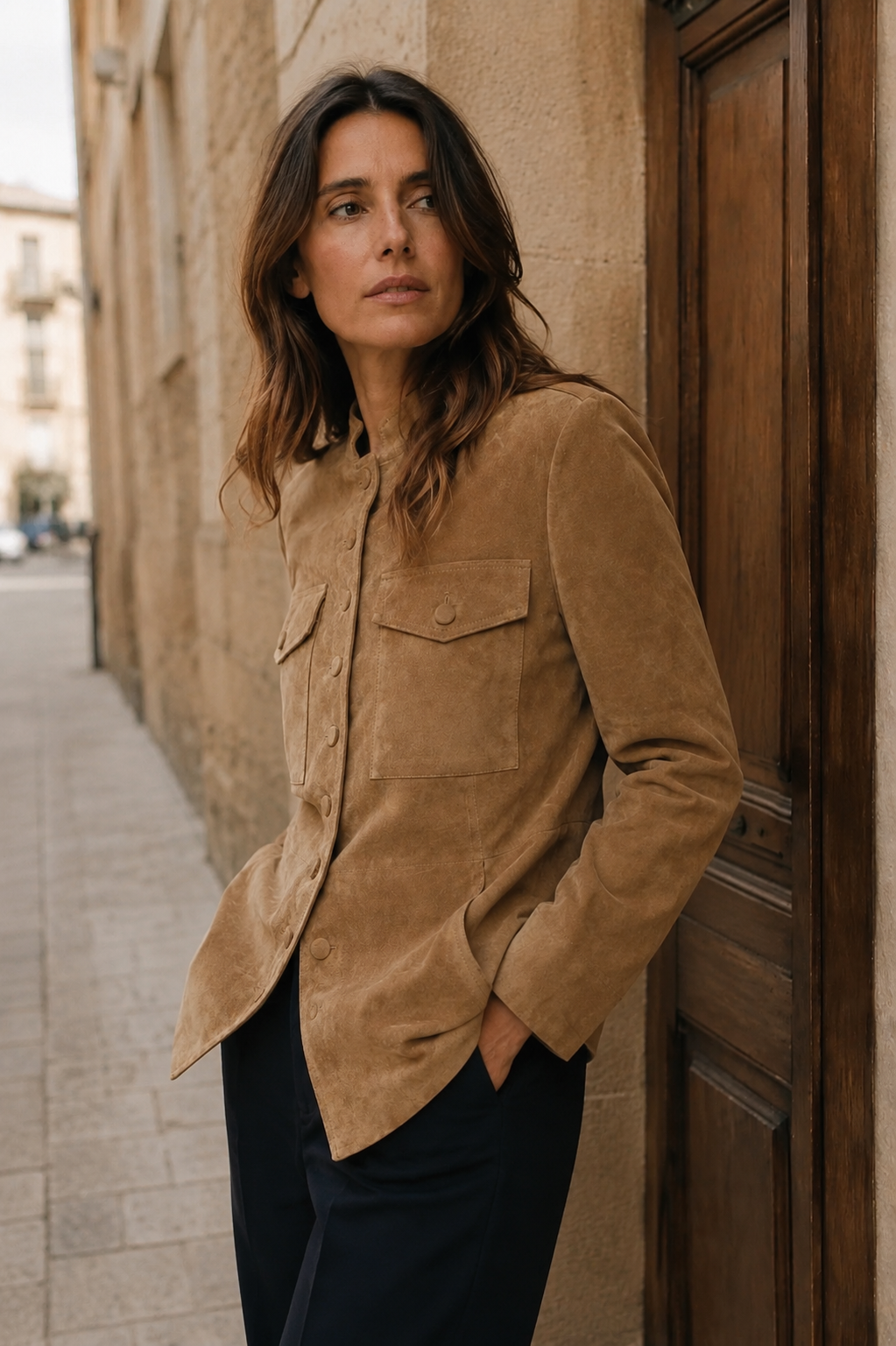 Cognac Leather Jacket