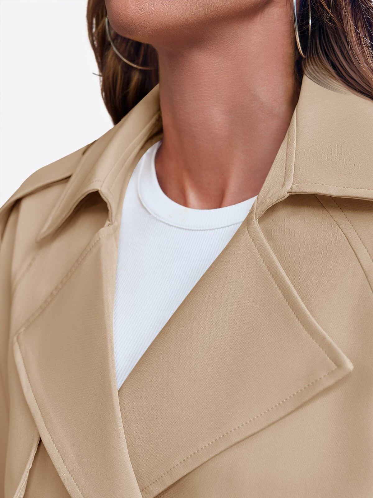 Milano Trench Coat - Sand
