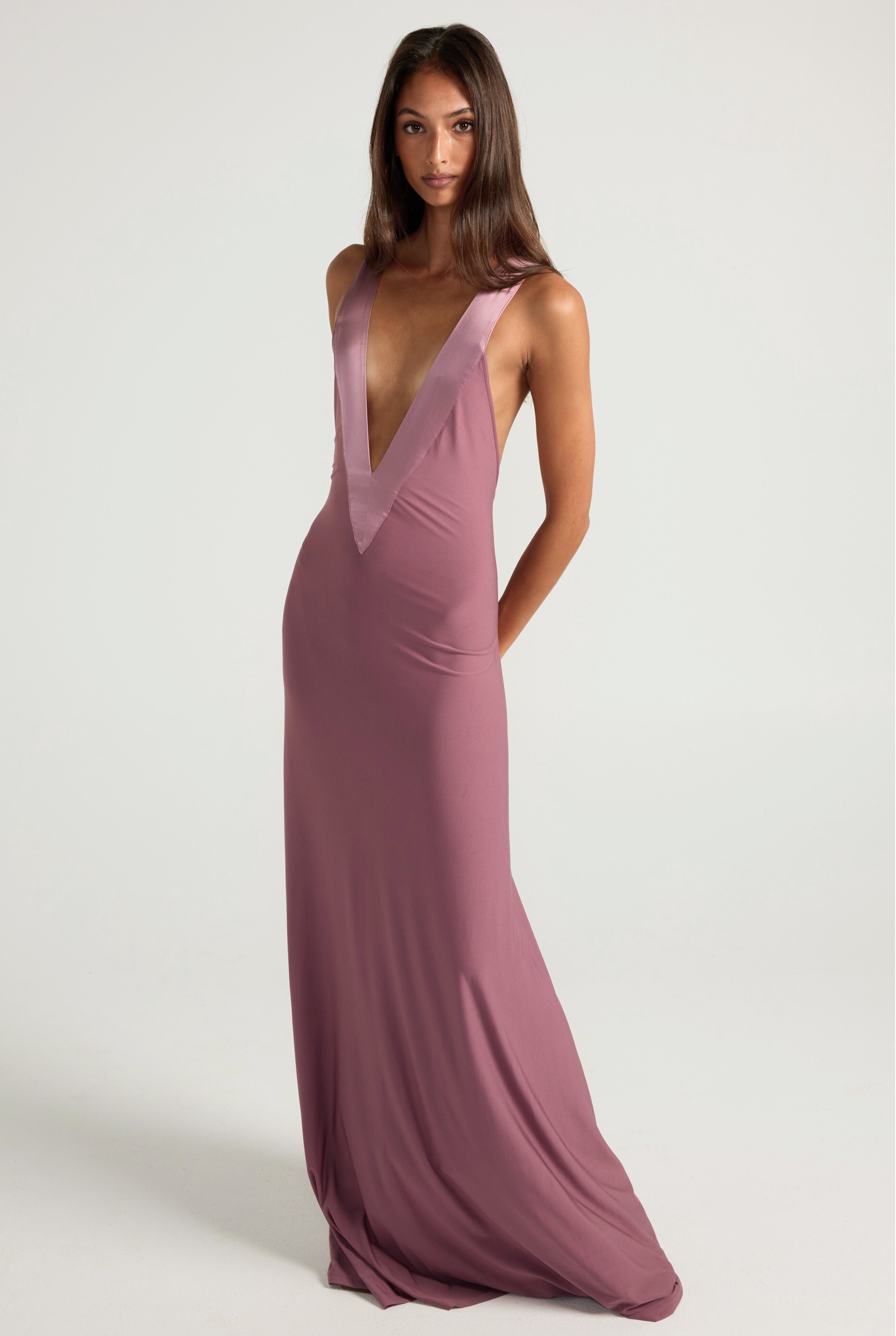 Rosalind Maxi Dress - Mauve