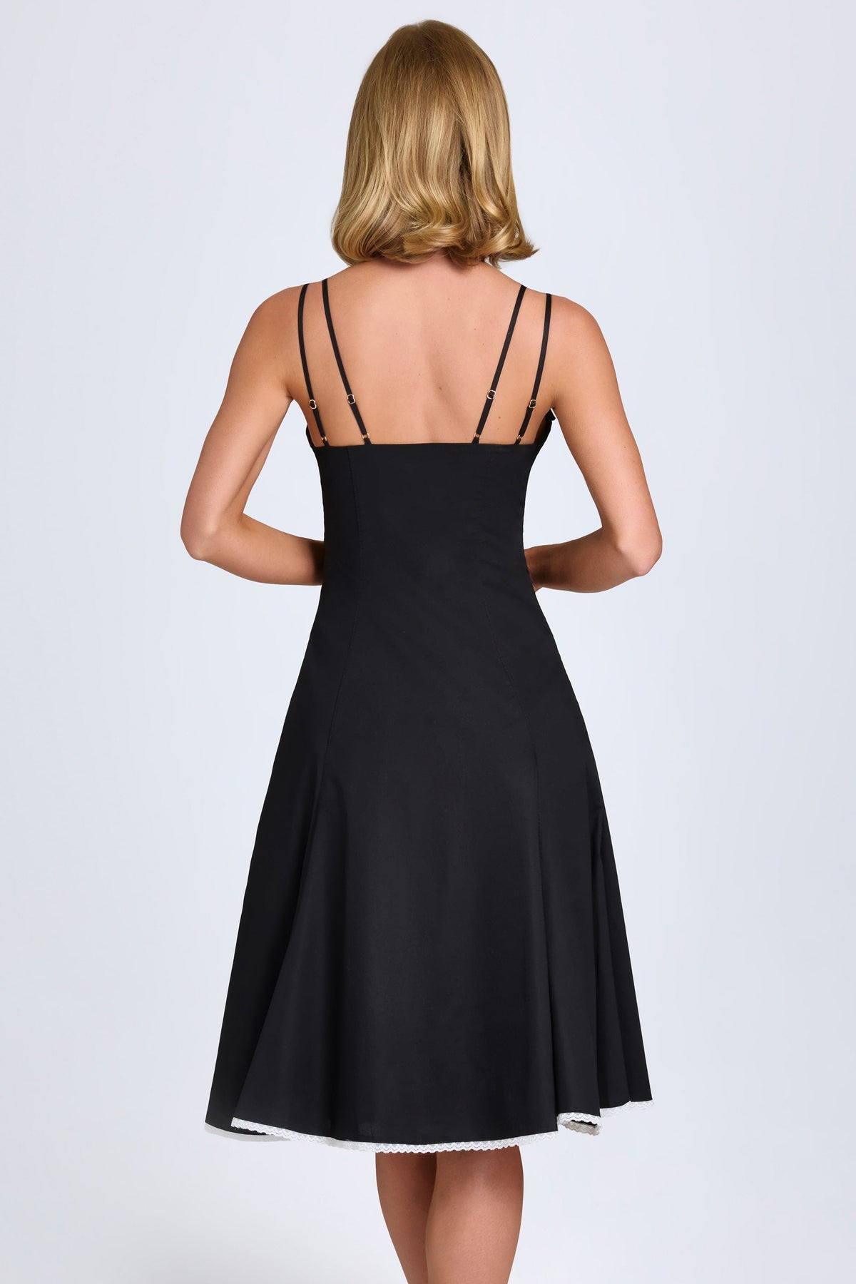Rosalyn Midi Dress - Black