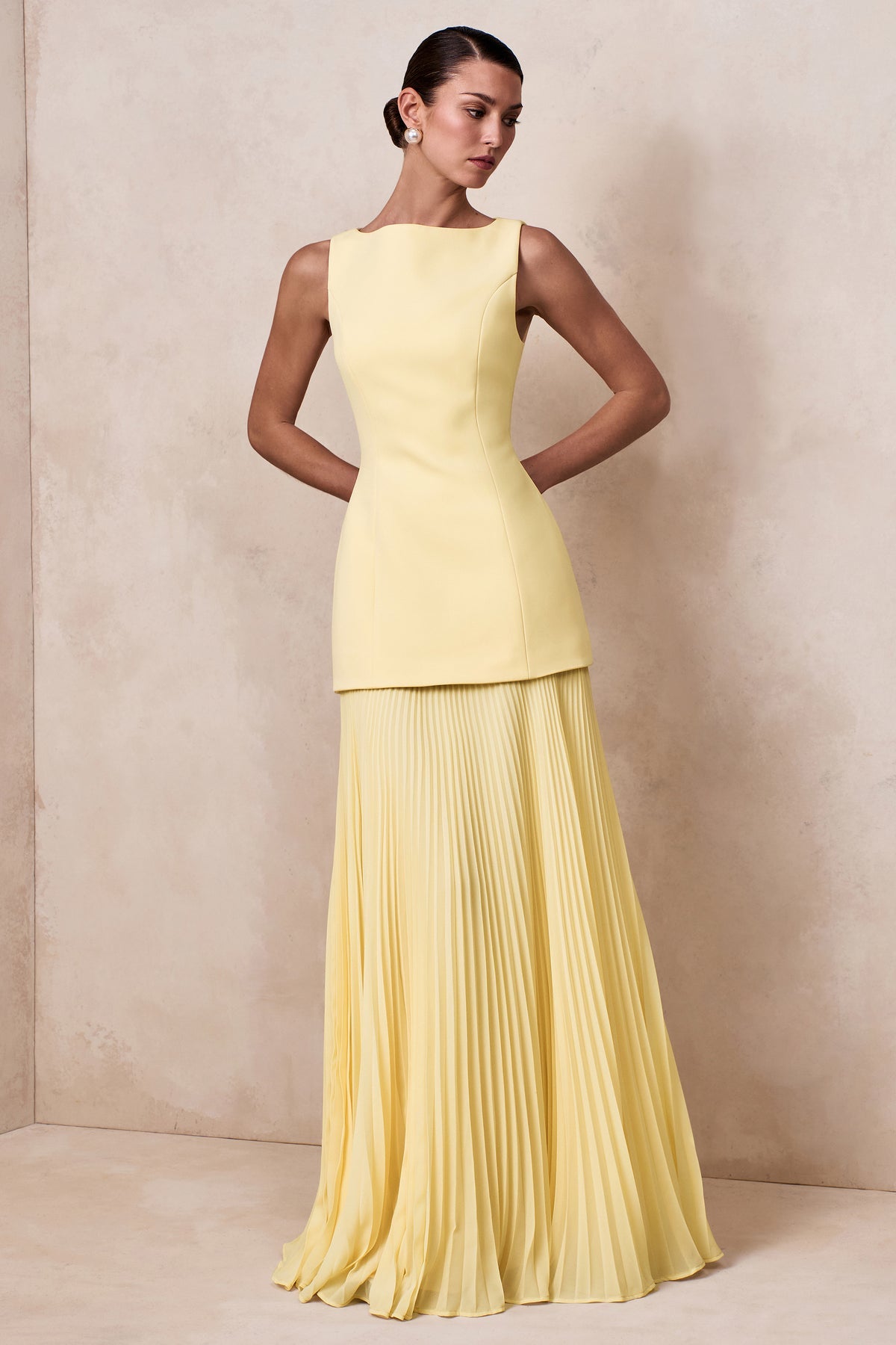 Hadley Maxi Dress - Lemon