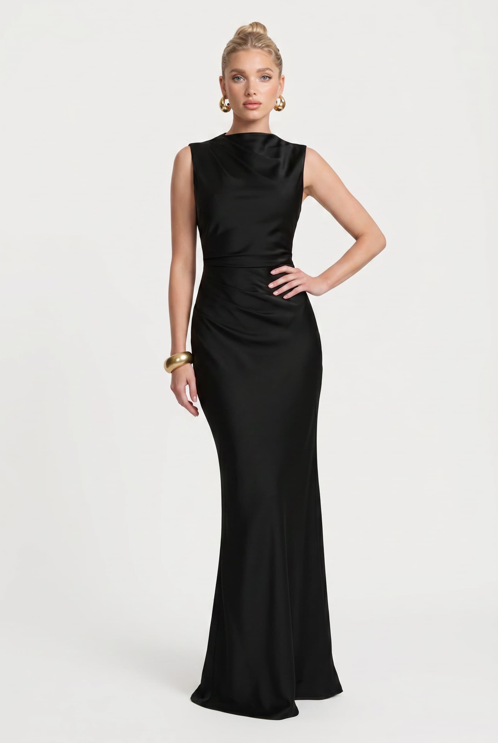 Thea Maxi Dress - White - 4