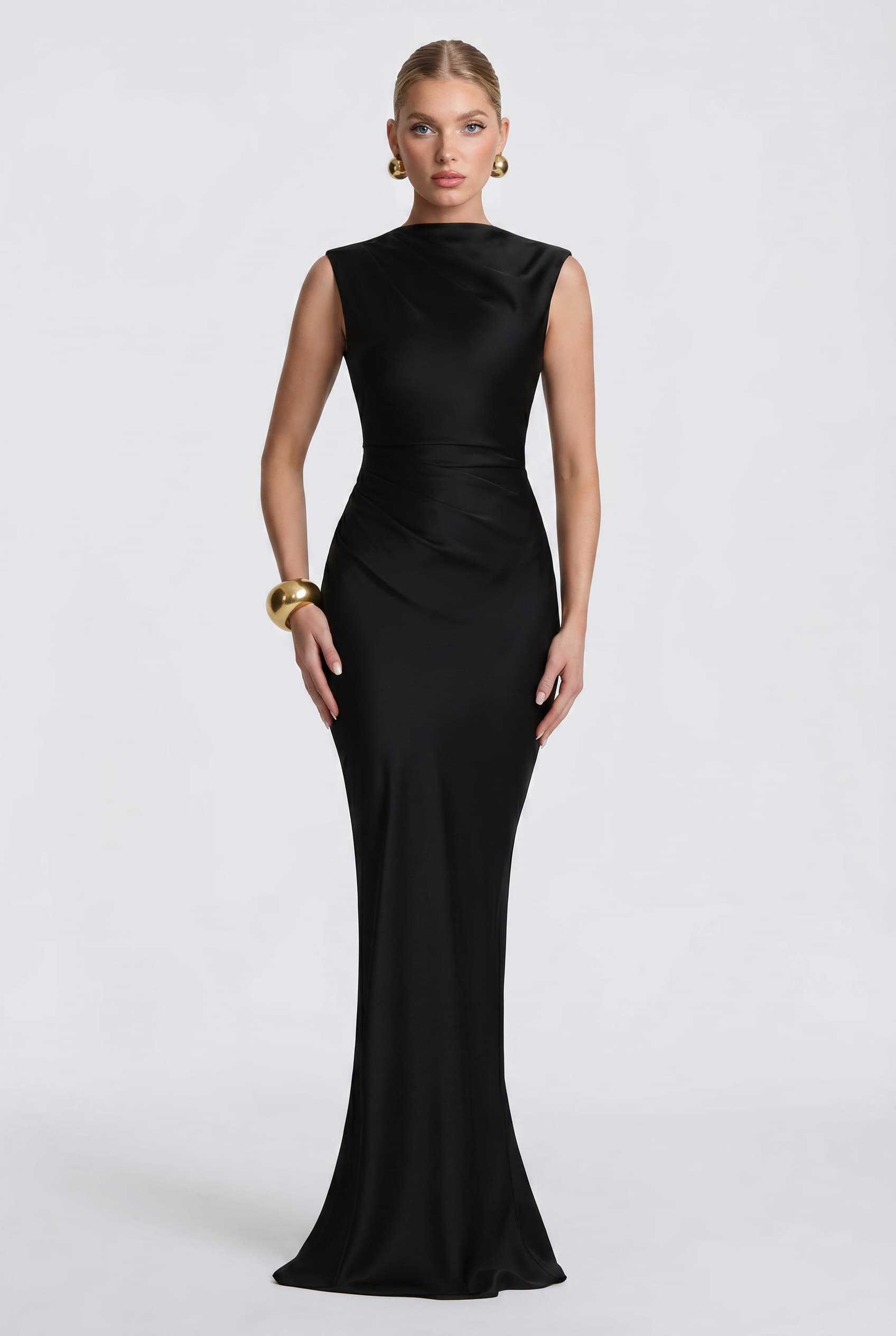 Thea Maxi Dress - White - 5