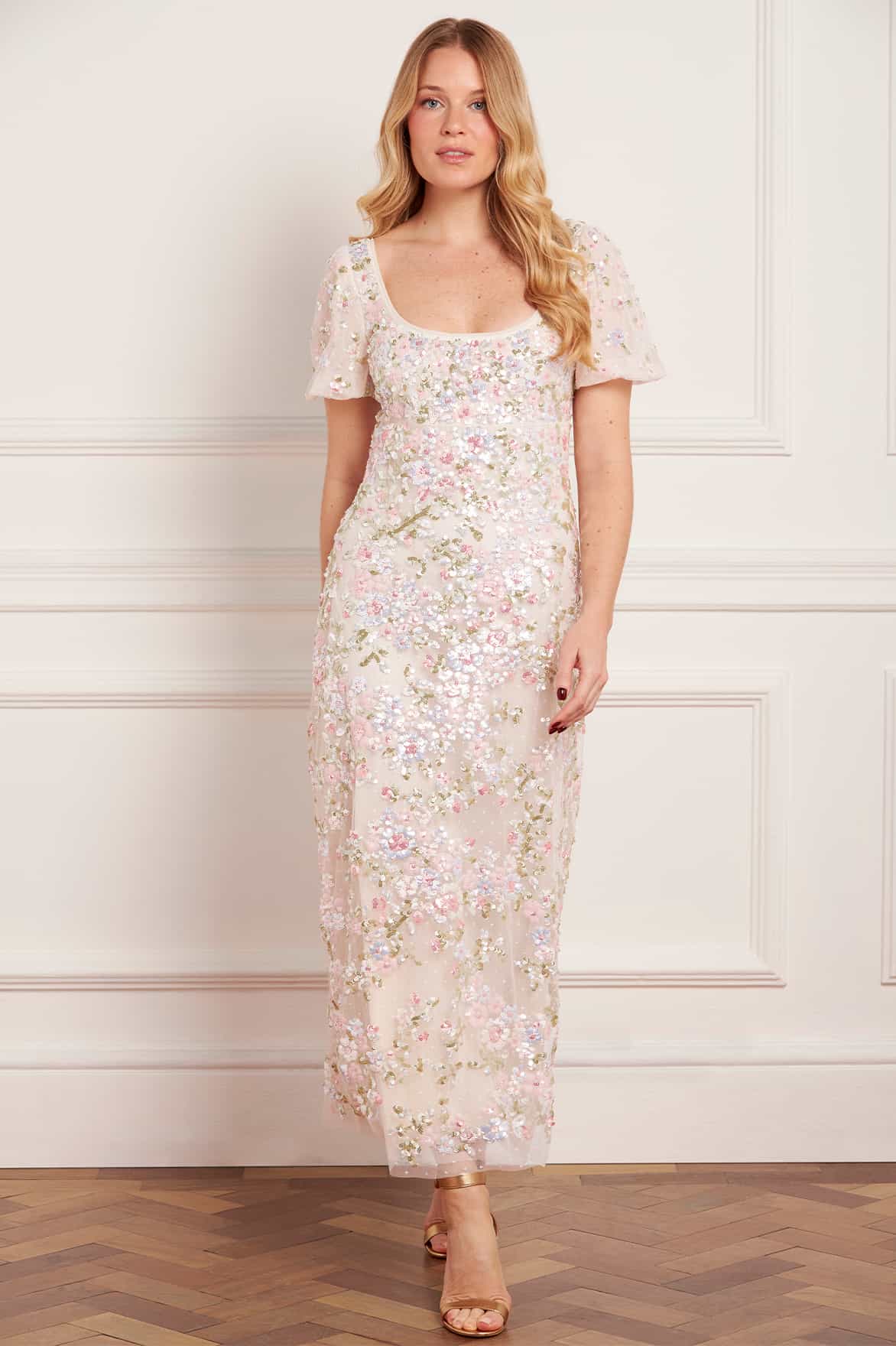 Florence Gown - Cream Multi