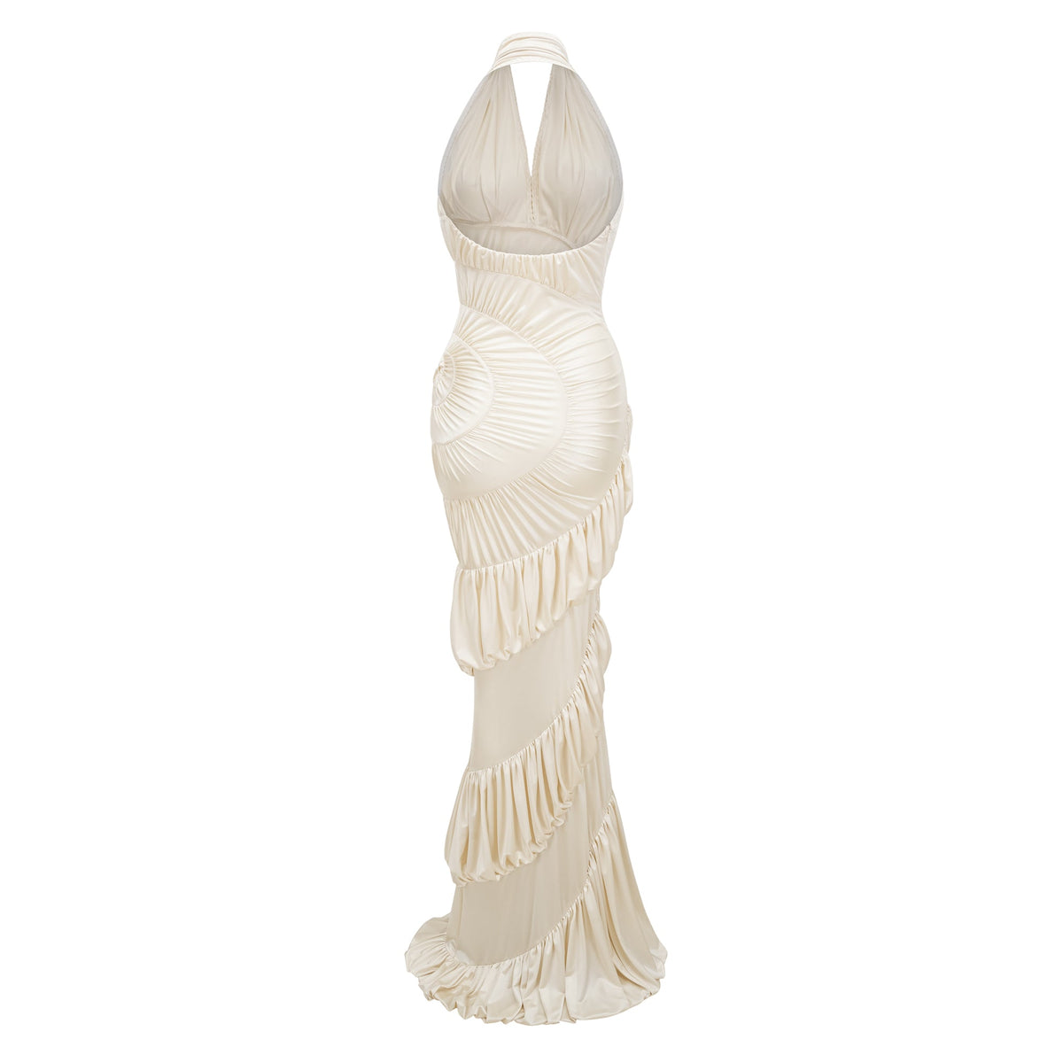 Ivory Mermaid Gown - Cream White
