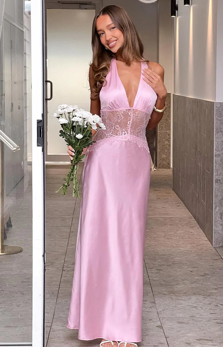 Rosalie Maxi Dress - Pink