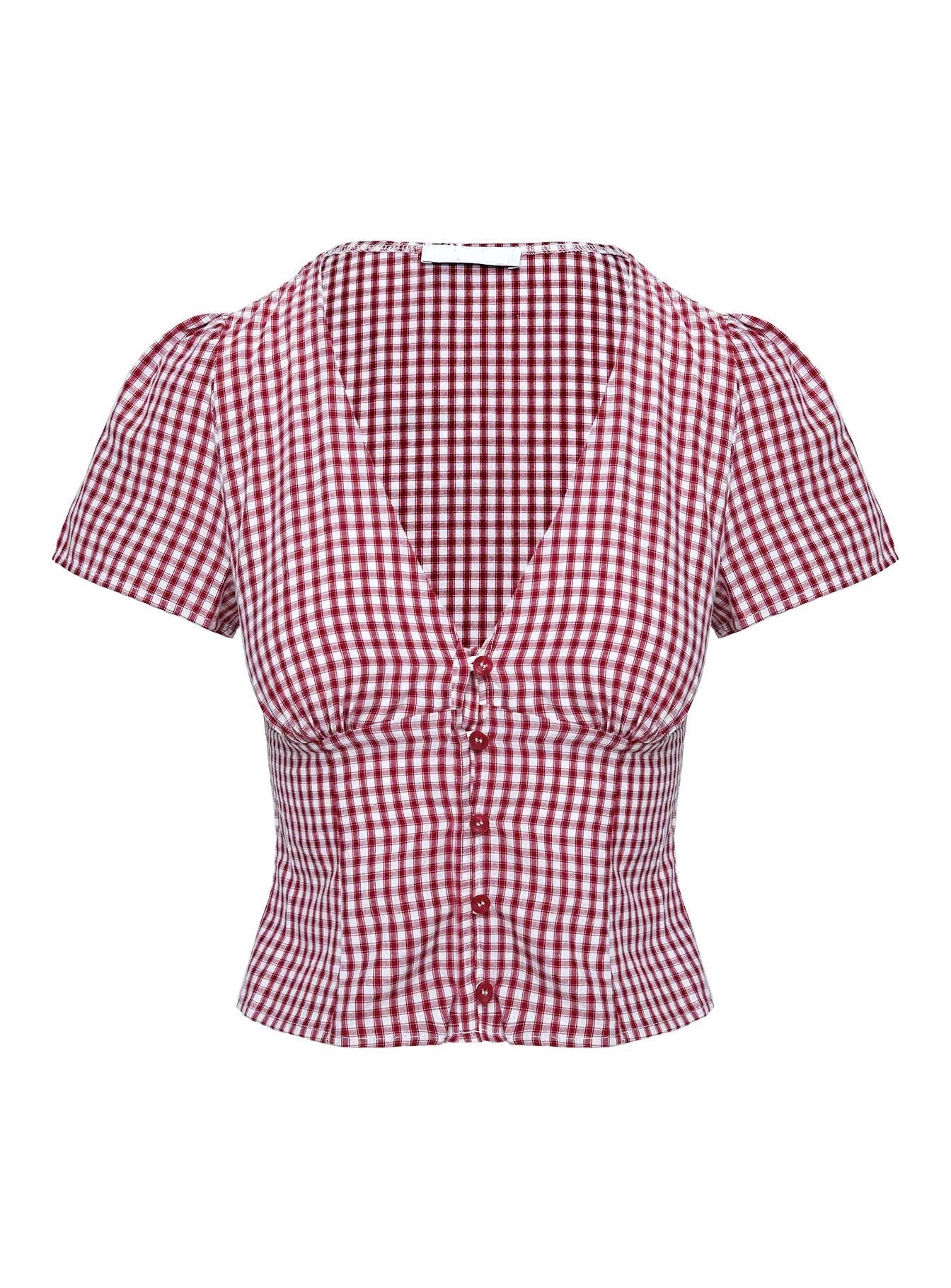 Honey Gingham Top