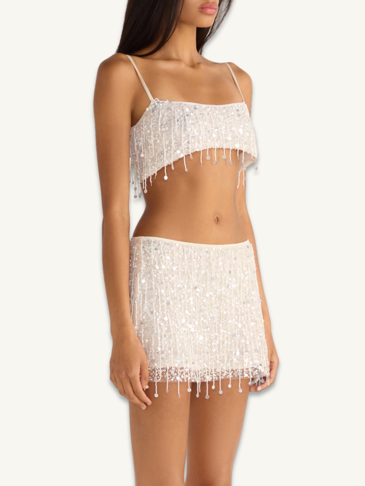 Yasmin Hand Beaded Bralette