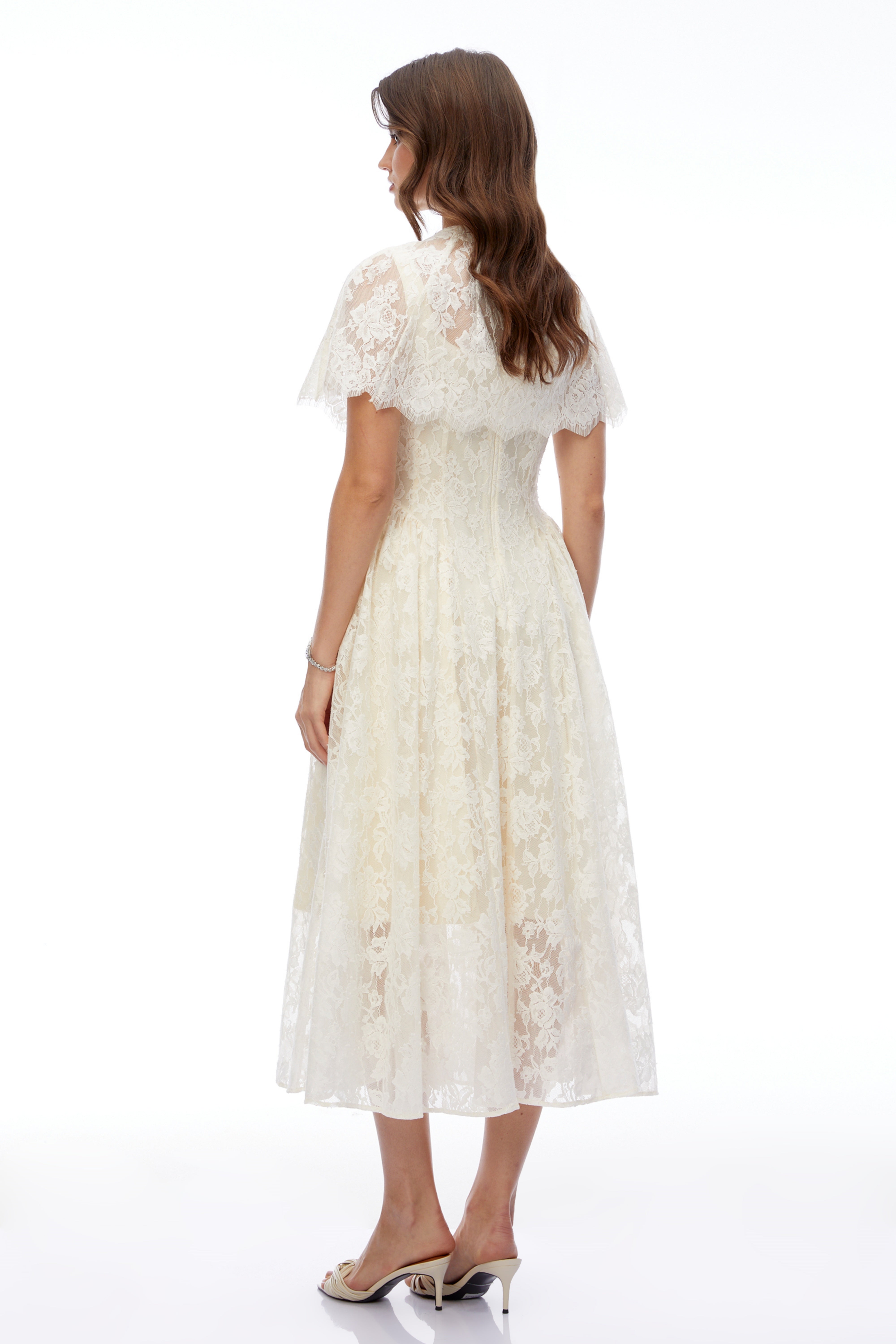 Huia Midi Dress - Cream