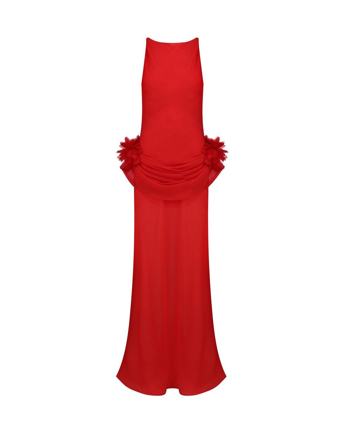 Flamenco Maxi Dress - Red