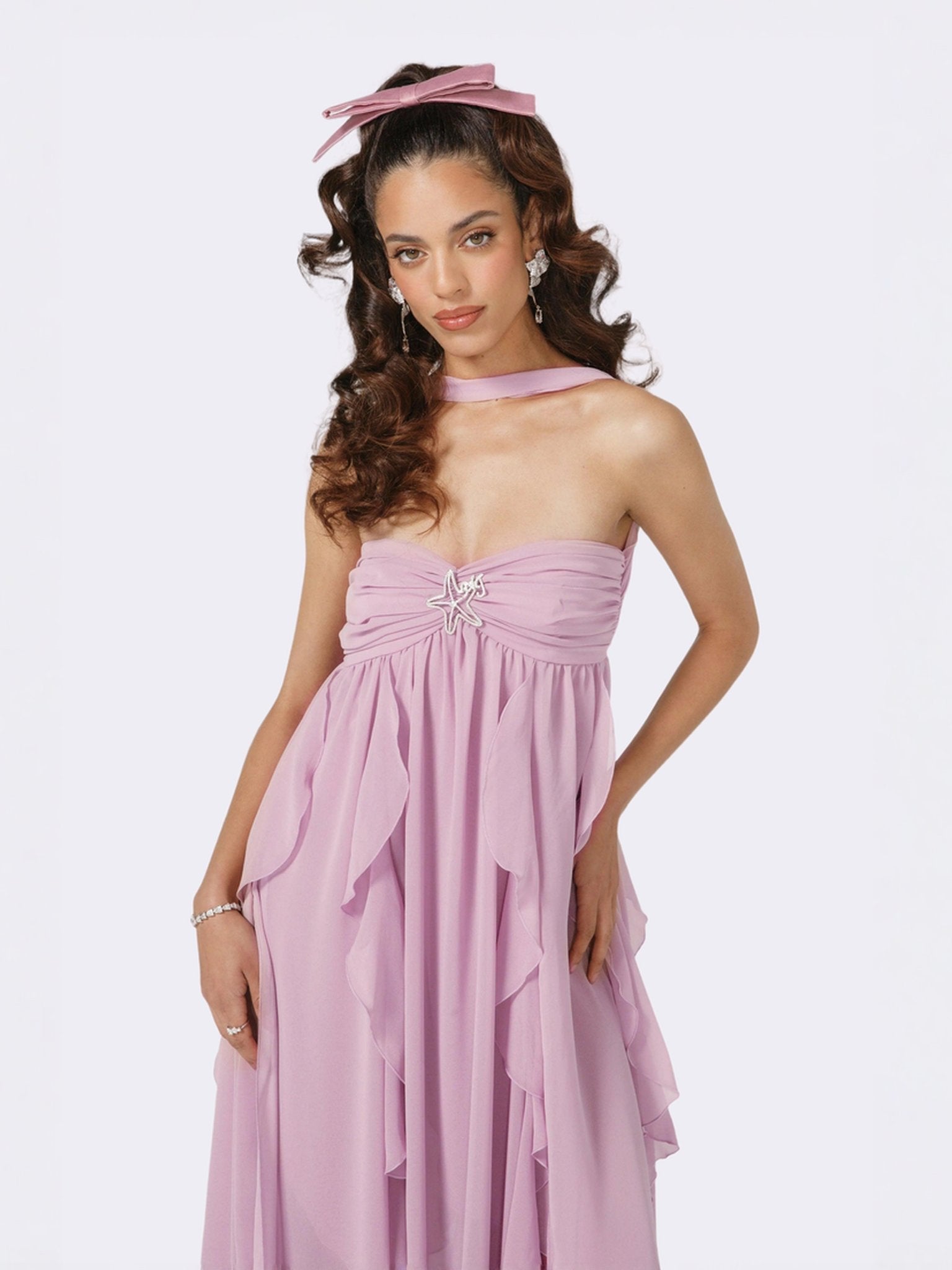 Lavinia Maxi Dress - Purple