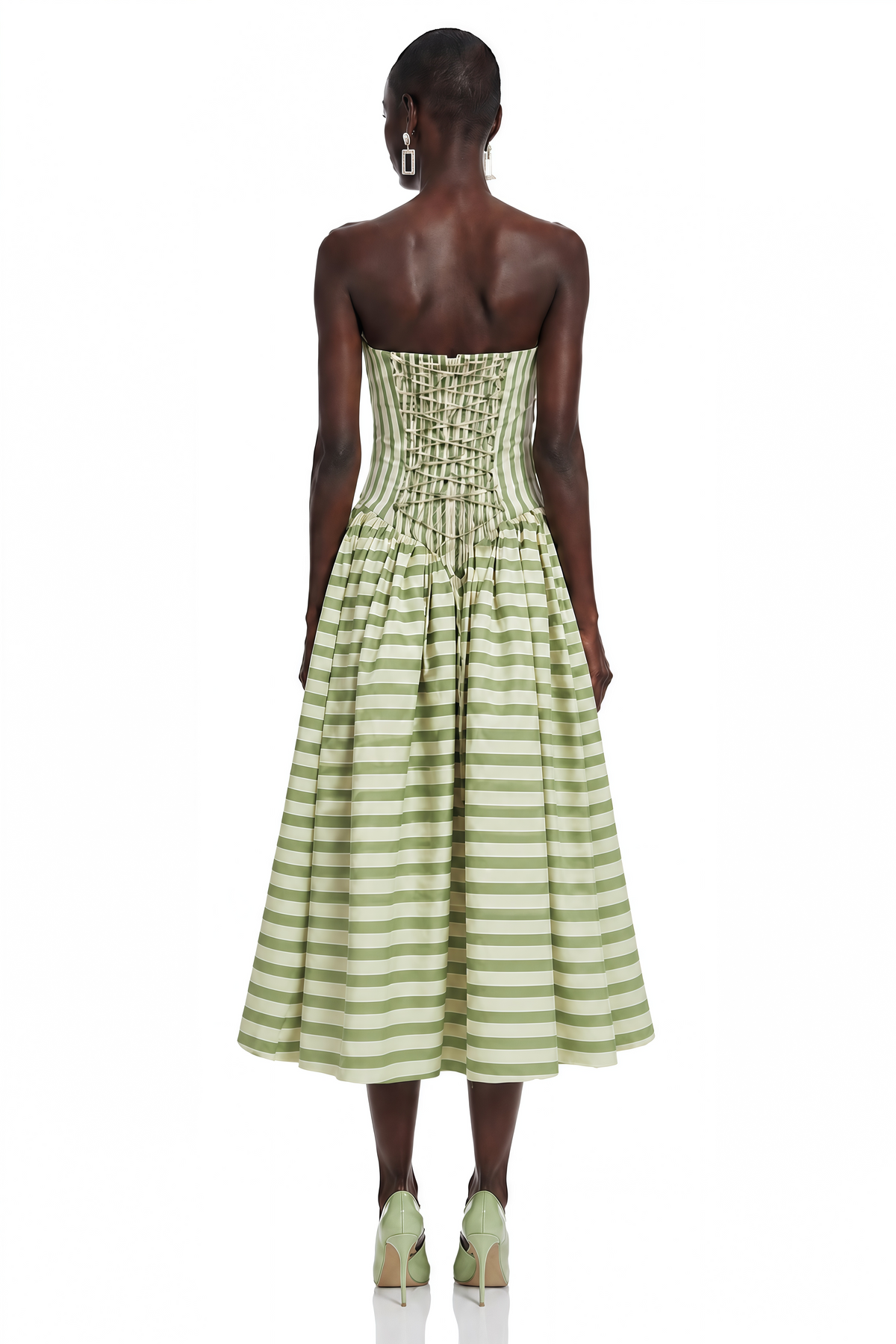 Riviera Midi Dress - Green