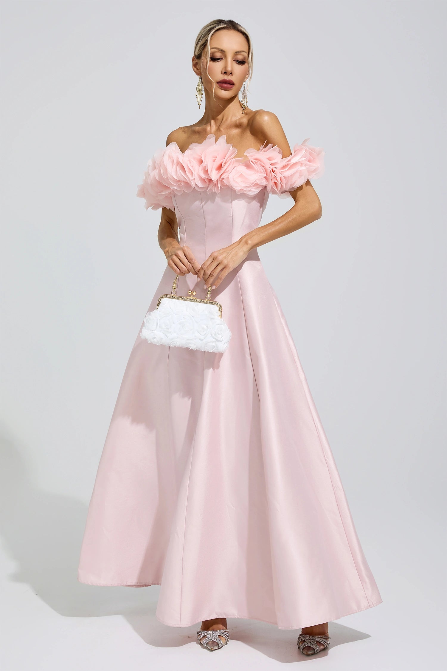 Nightingale Maxi Dress - Pink