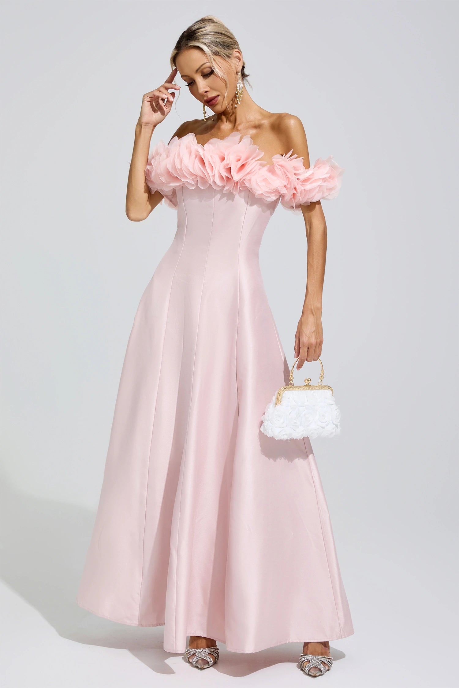 Nightingale Maxi Dress - Pink